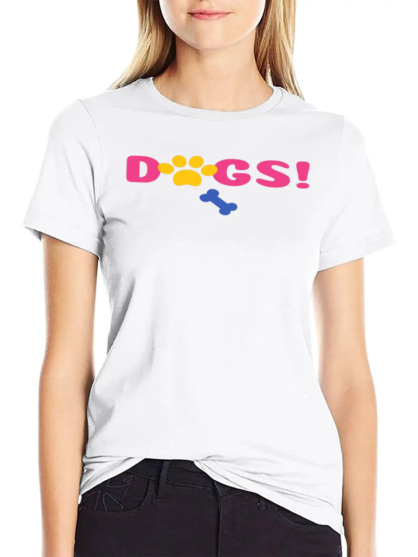 Dog Paw Print Timeless Short Sleeve Tee – Comfy And Minimalist Design