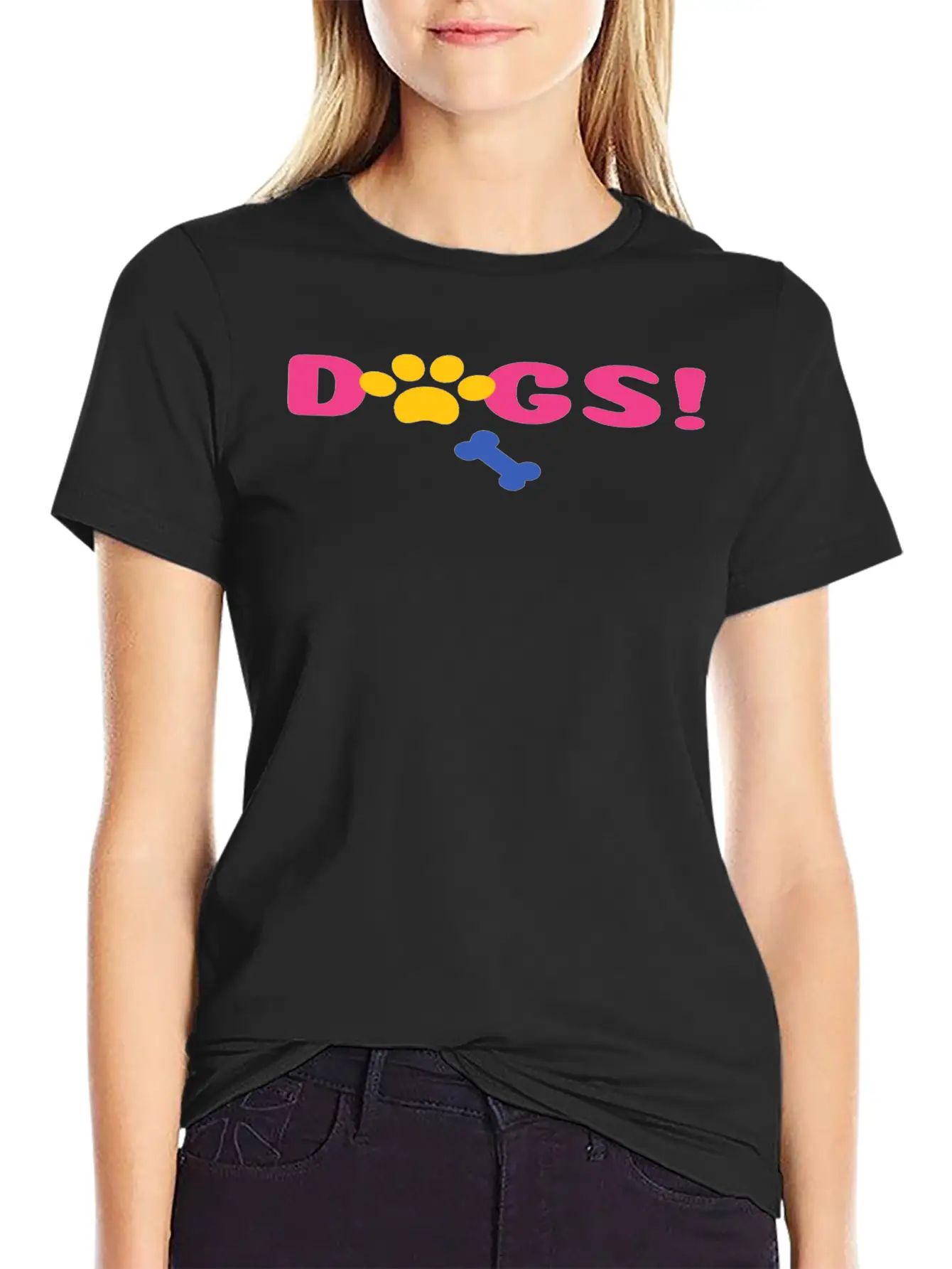 Dog Paw Print Timeless Short Sleeve Tee – Comfy And Minimalist Design