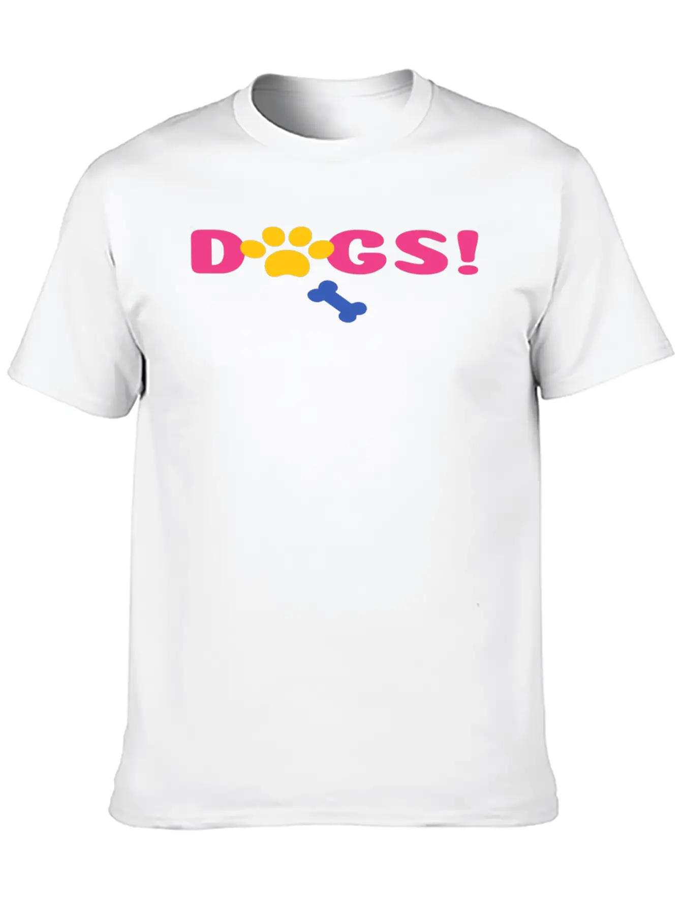Dog Paw Print Timeless Short Sleeve Tee – Comfy And Minimalist Design