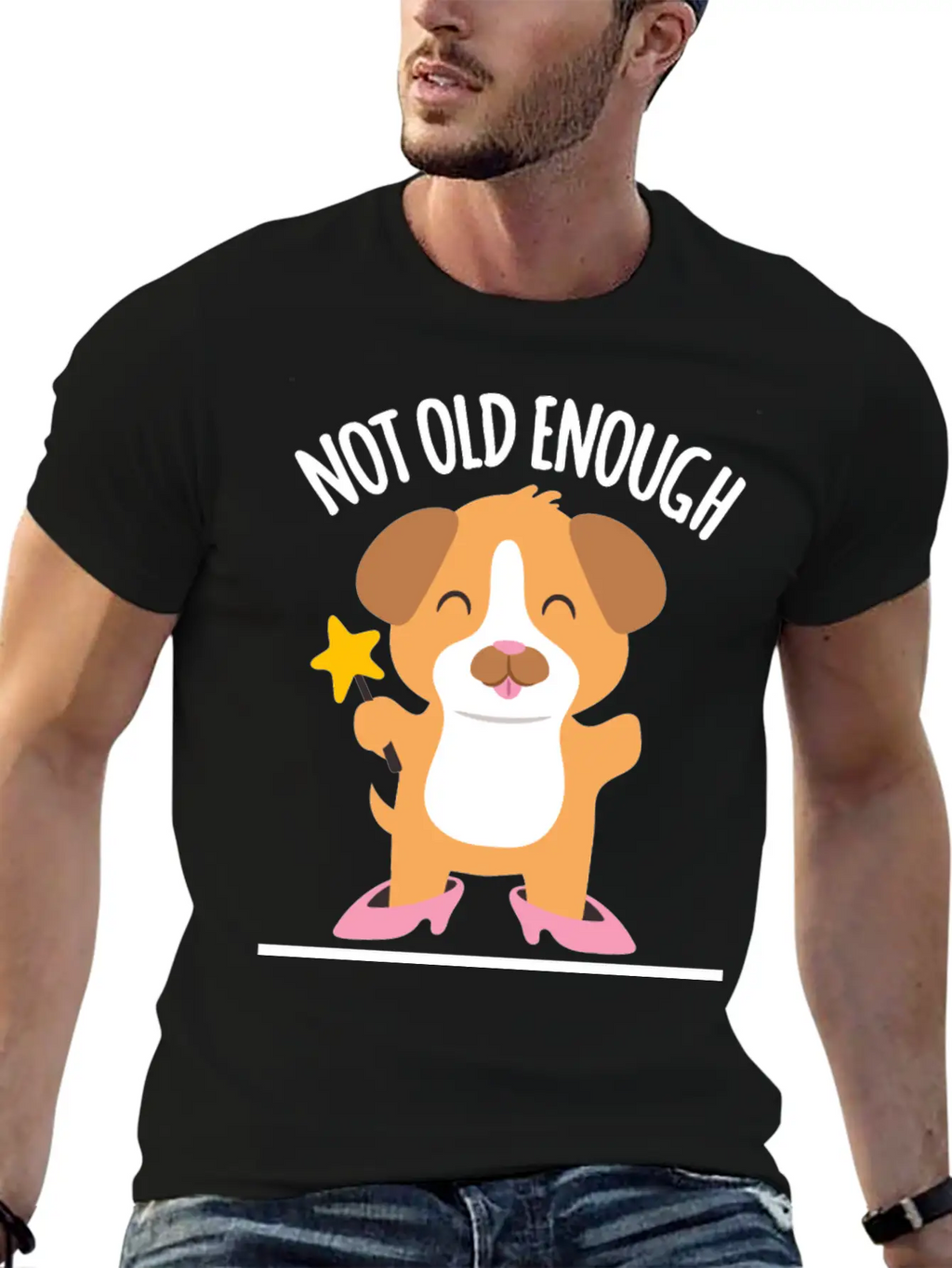 Dog Puppy Child Dog Lovers Funny Unisex Casual T-Shirt – Clean Design For Daily Comfort