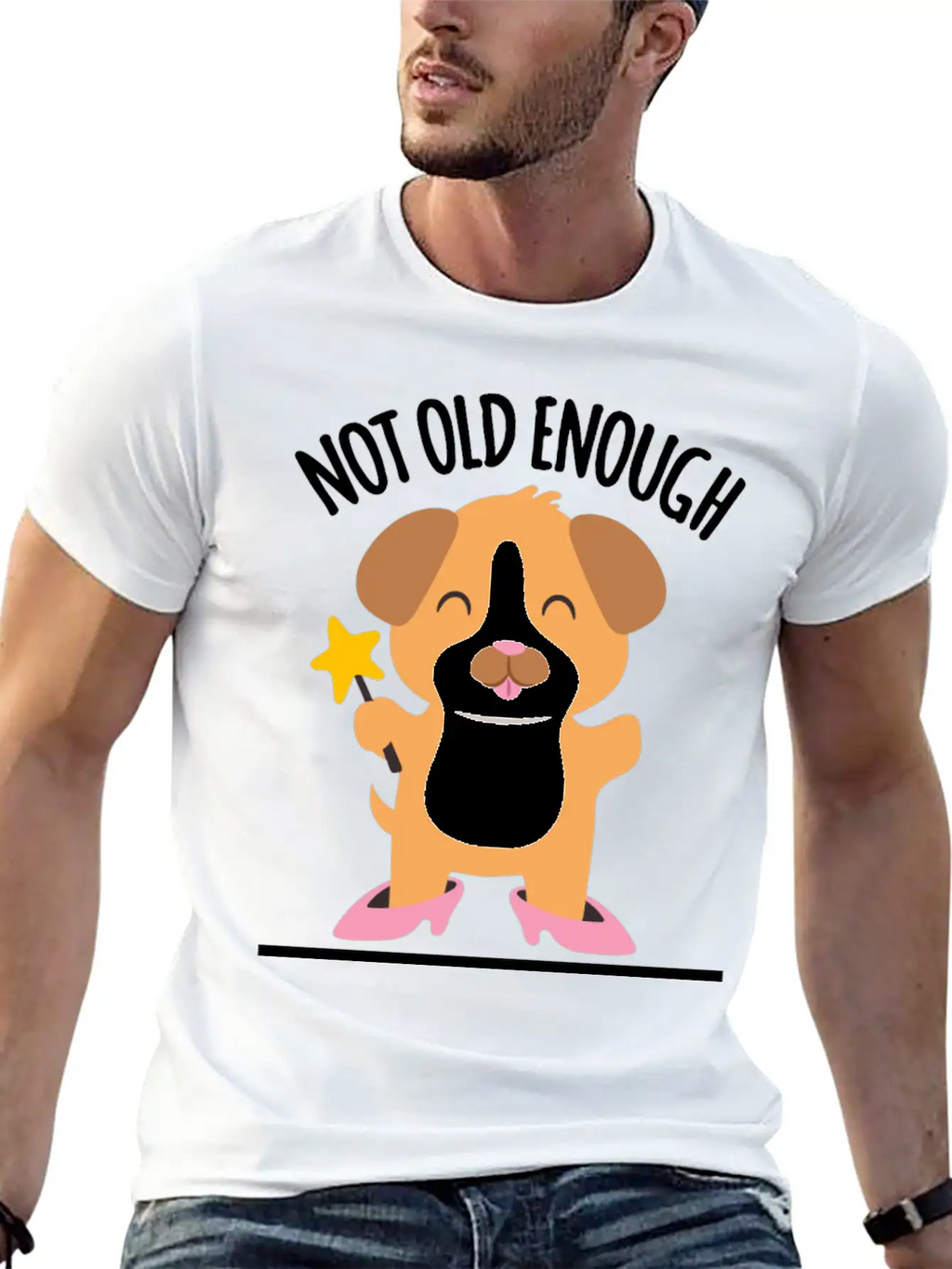 Dog Puppy Child Dog Lovers Funny Unisex Casual T-Shirt – Clean Design For Daily Comfort