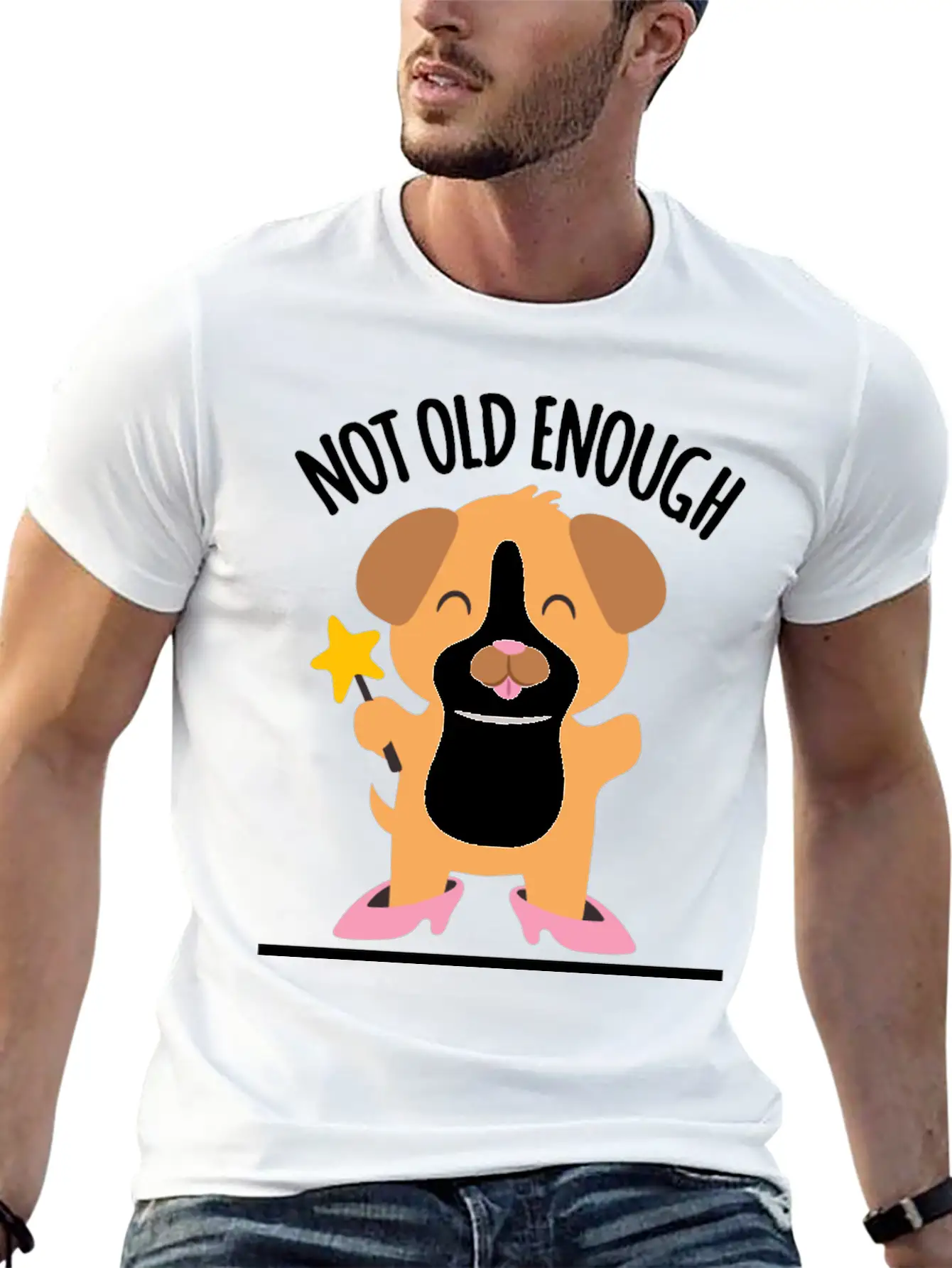 Dog Puppy Child Dog Lovers Funny Unisex Casual T-Shirt – Clean Design For Daily Comfort