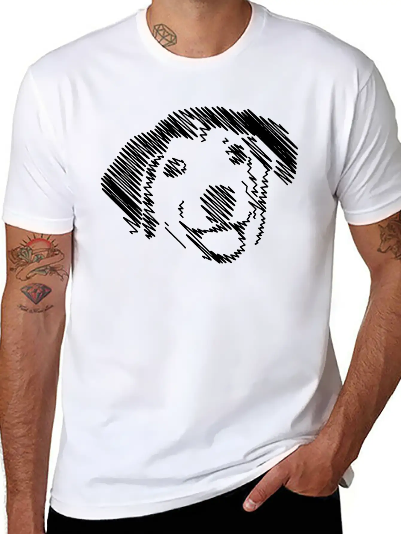 Dog Puppy Gift Idea Design Graphic Art Exclusive Classic Cotton Tee – Unisex Comfort For Any Season
