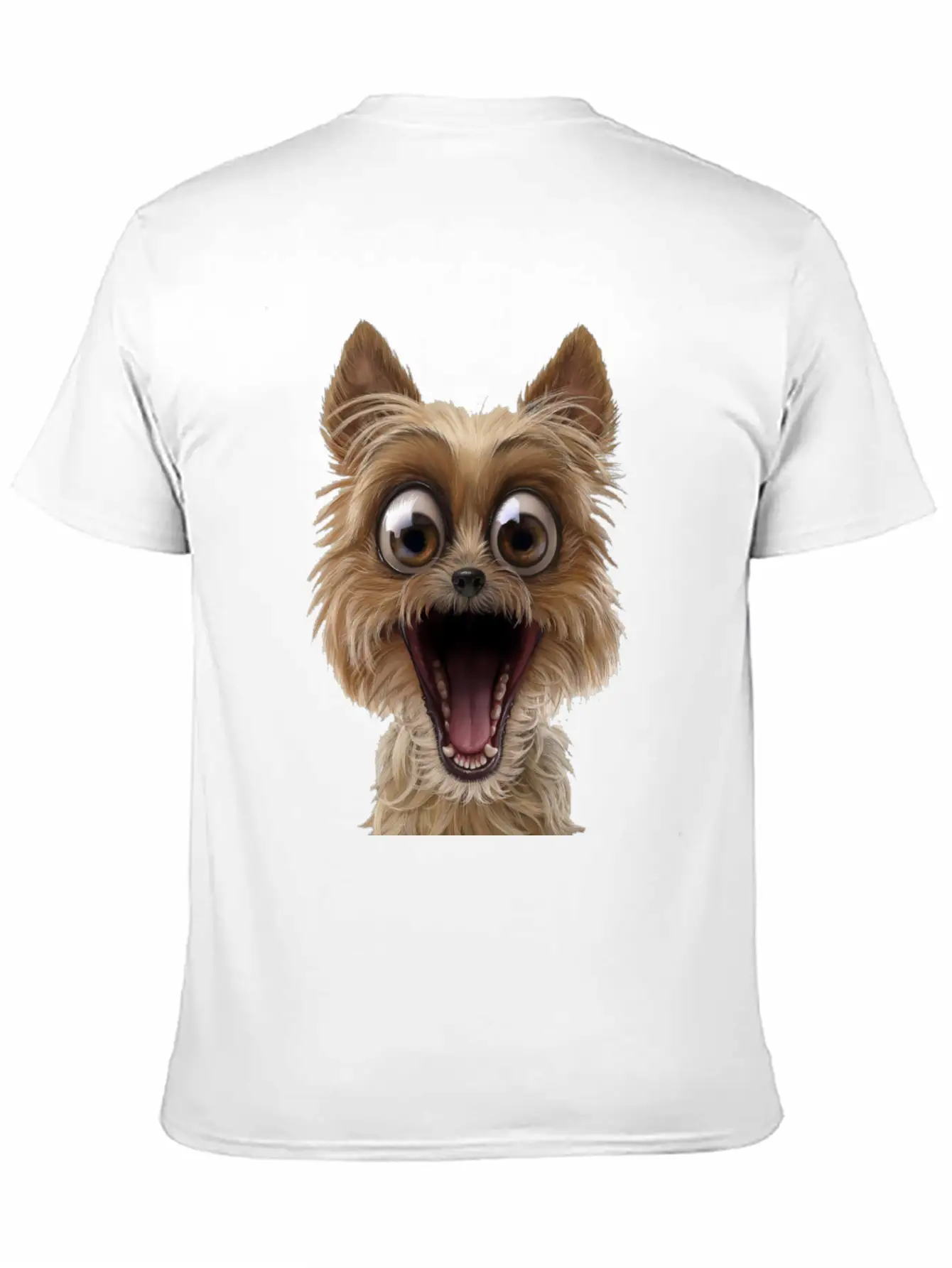 Dog Puppy Pet Surprise Timeless Short Sleeve Tee – Comfy And Minimalist Design
