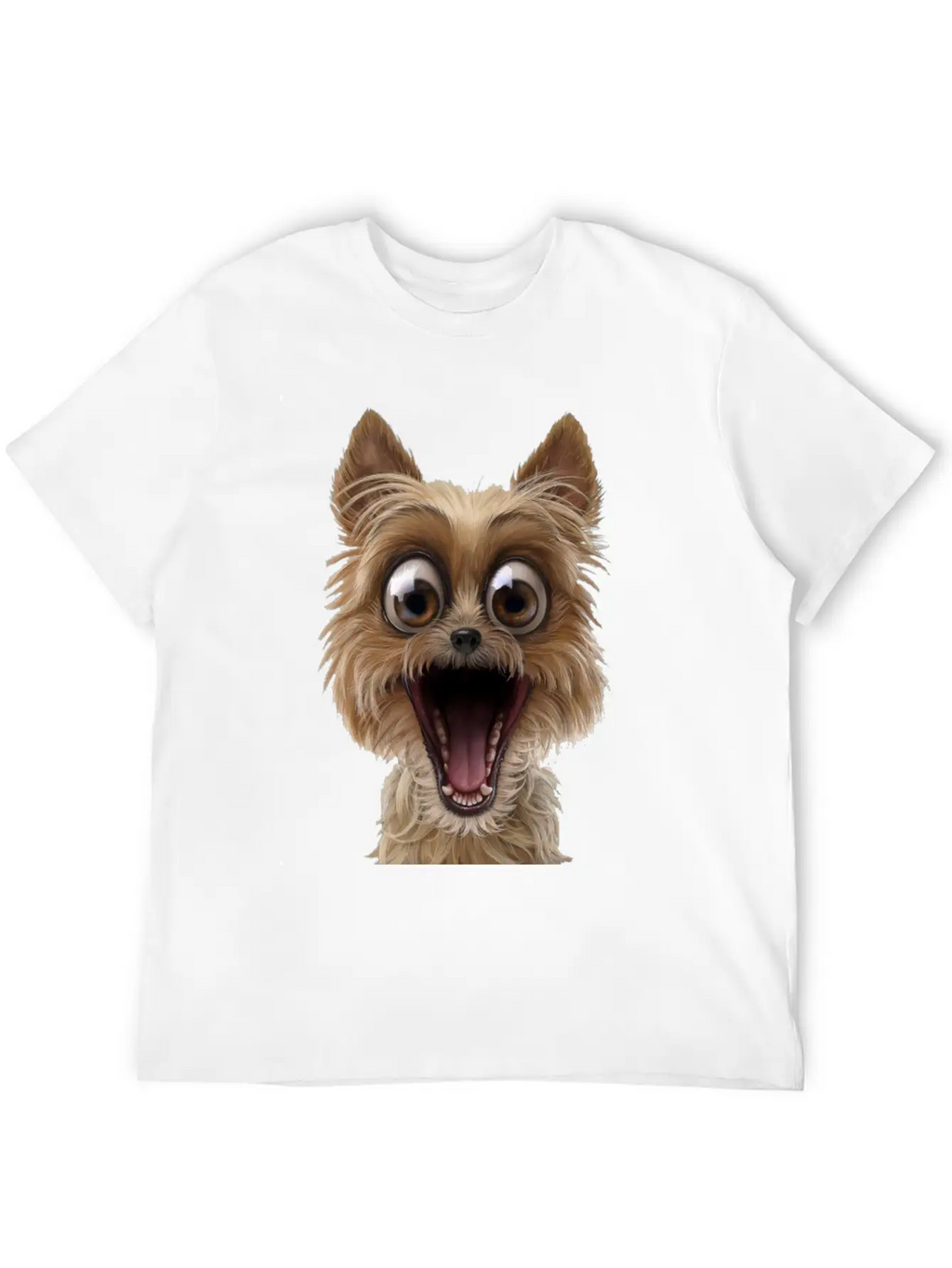 Dog Puppy Pet Surprise Timeless Short Sleeve Tee – Comfy And Minimalist Design