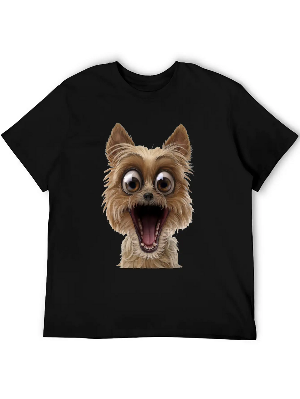 Dog Puppy Pet Surprise Timeless Short Sleeve Tee – Comfy And Minimalist Design