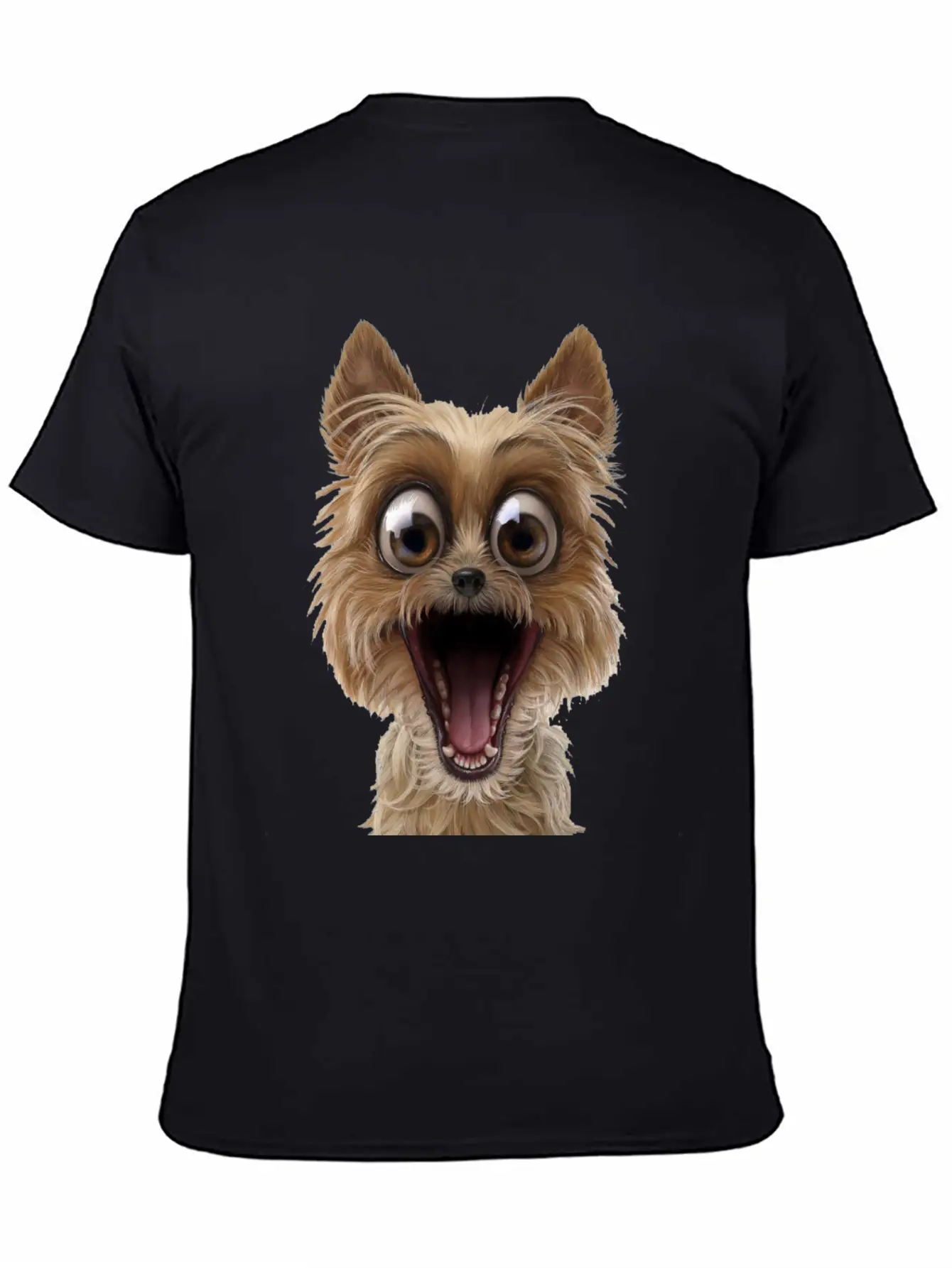Dog Puppy Pet Surprise Timeless Short Sleeve Tee – Comfy And Minimalist Design