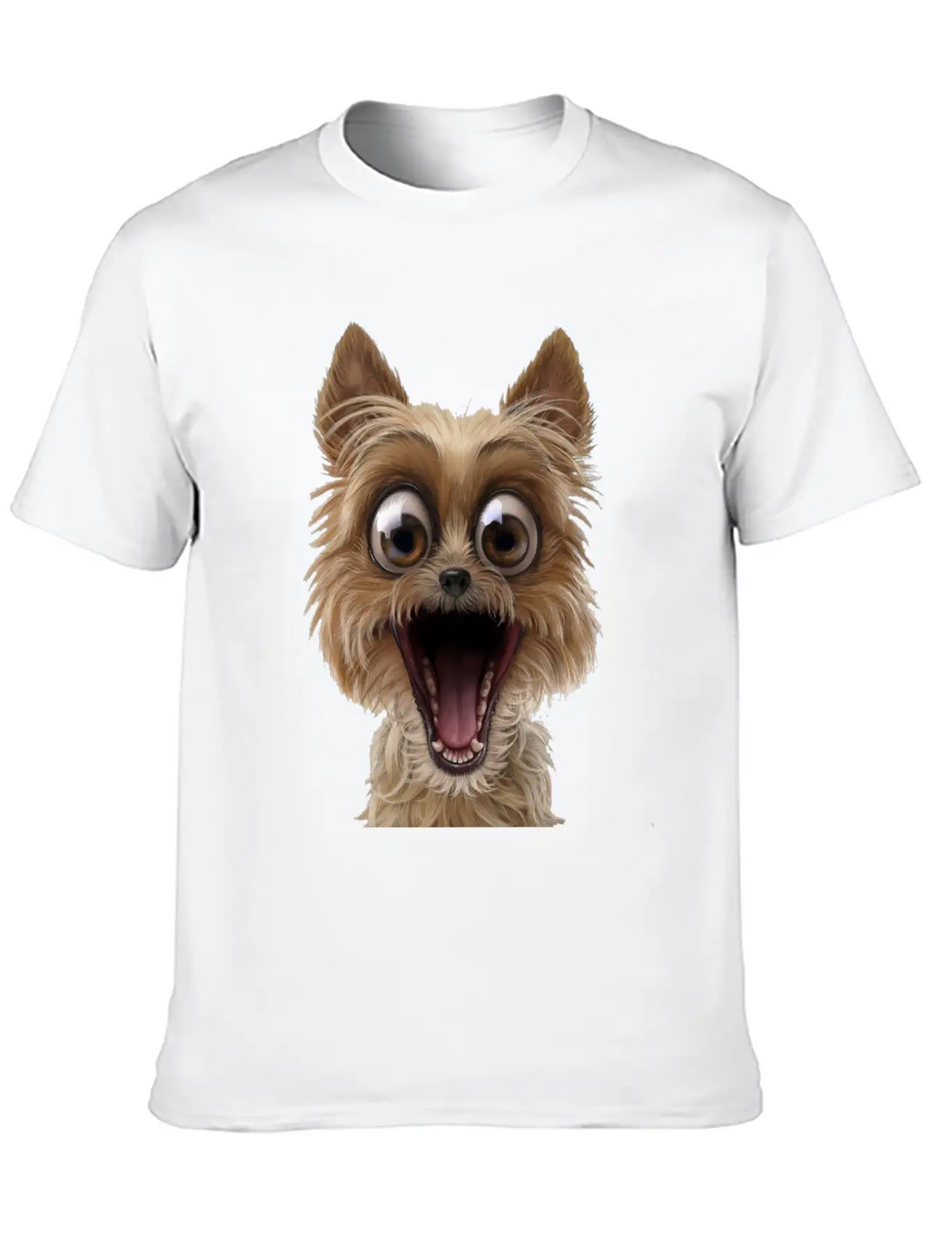 Dog Puppy Pet Surprise Timeless Short Sleeve Tee – Comfy And Minimalist Design