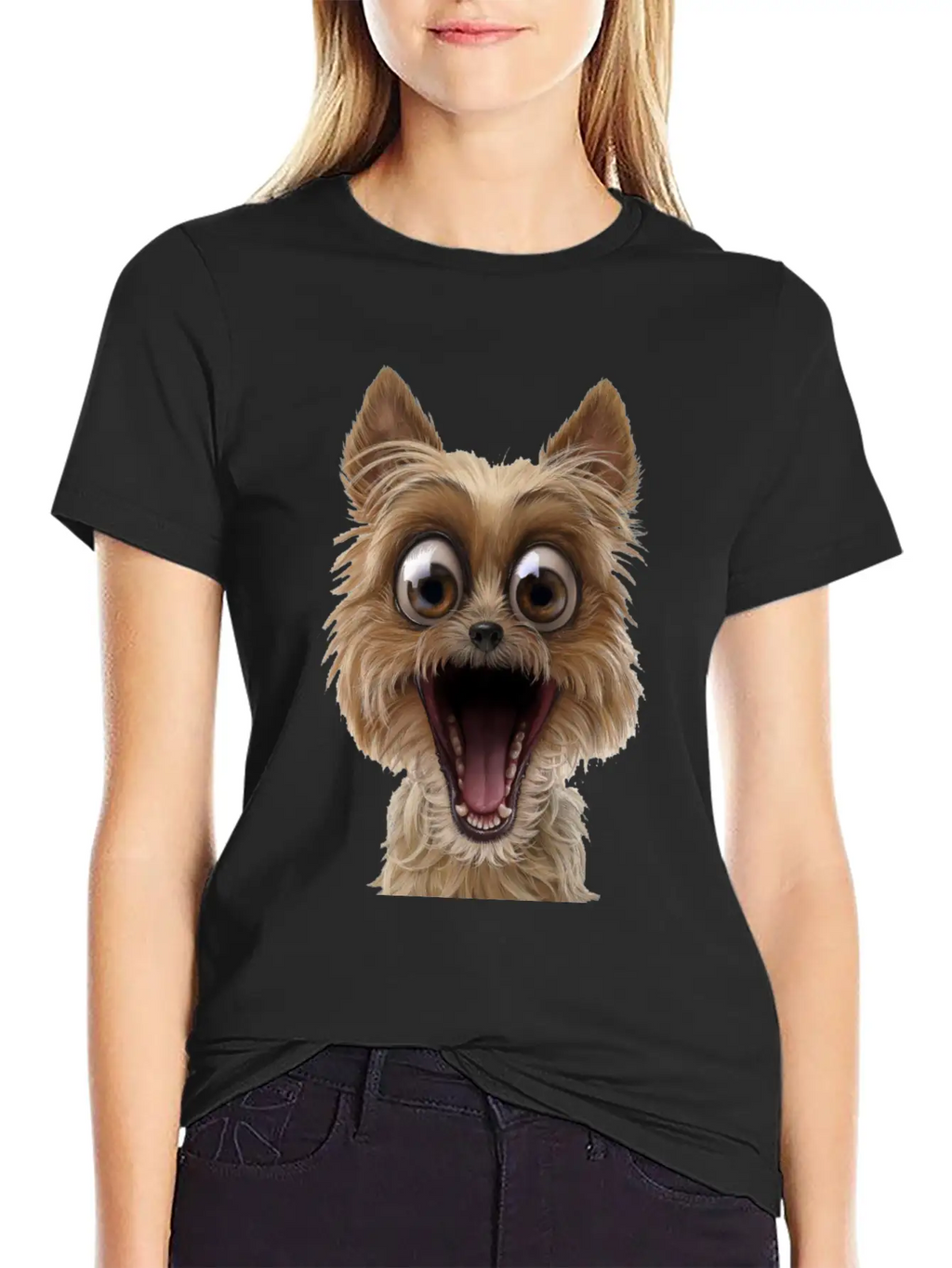 Dog Puppy Pet Surprise Timeless Short Sleeve Tee – Comfy And Minimalist Design
