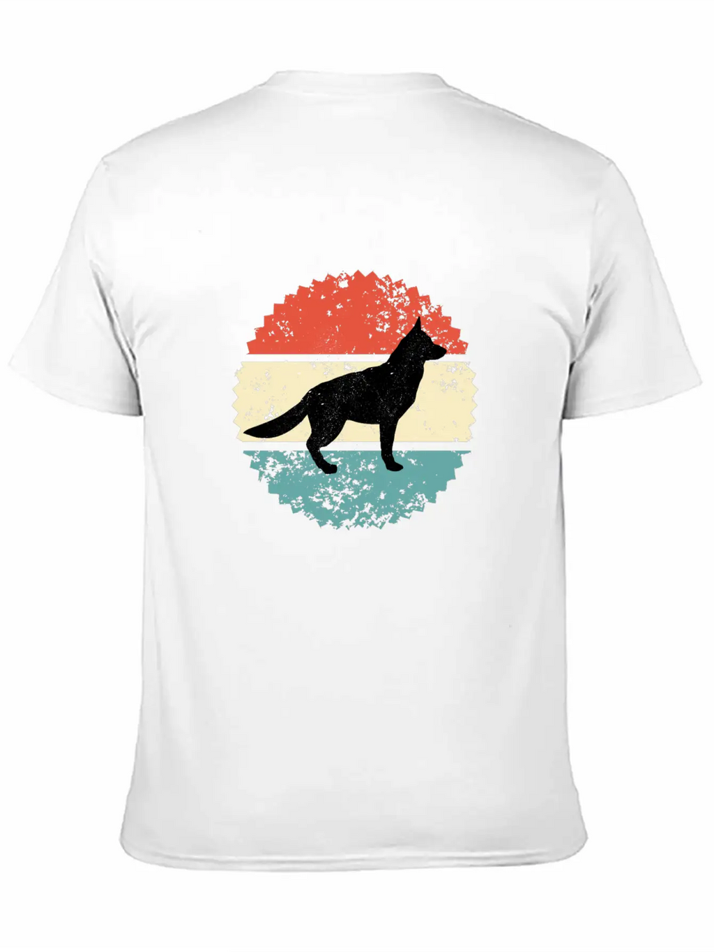Dog Retro Style Classic Cotton Tee – Unisex Comfort For Any Season