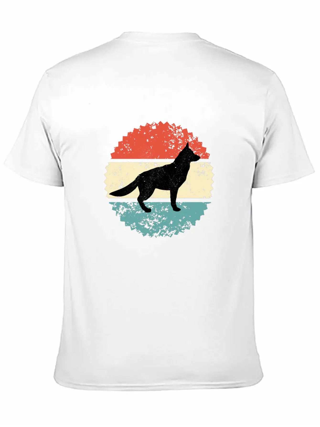 Dog Retro Style Classic Cotton Tee – Unisex Comfort For Any Season