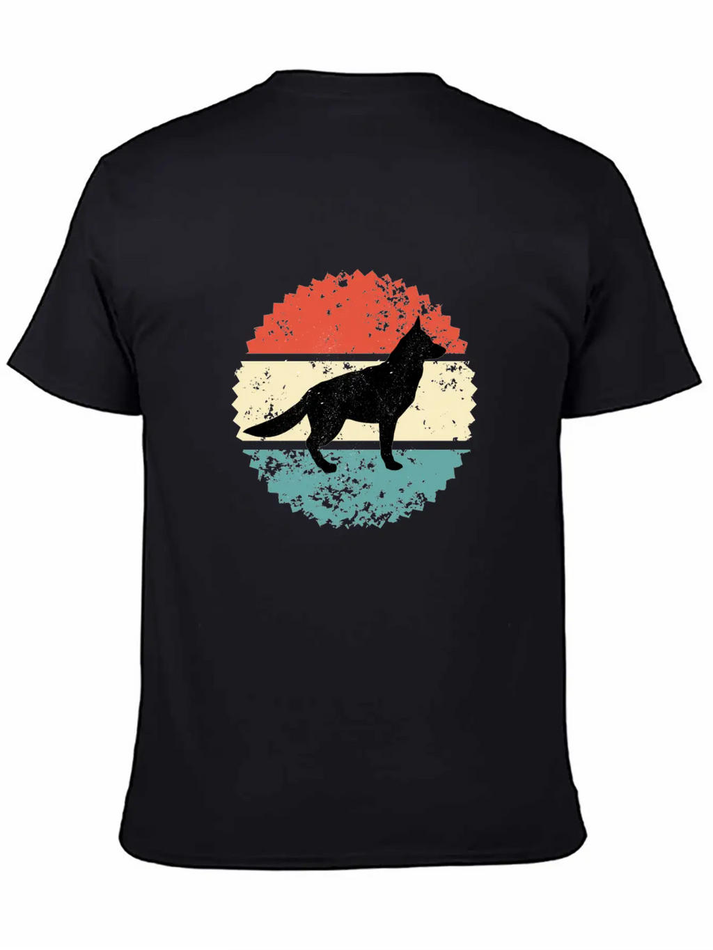 Dog Retro Style Classic Cotton Tee – Unisex Comfort For Any Season