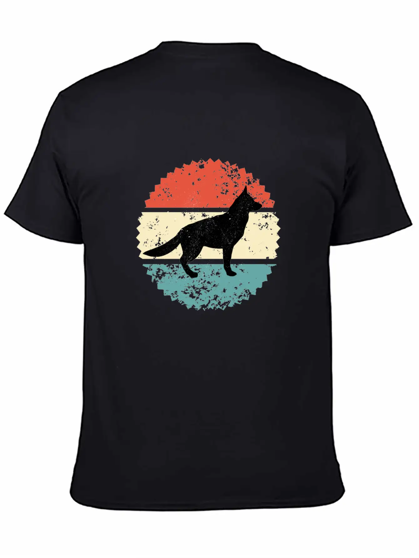 Dog Retro Style Classic Cotton Tee – Unisex Comfort For Any Season