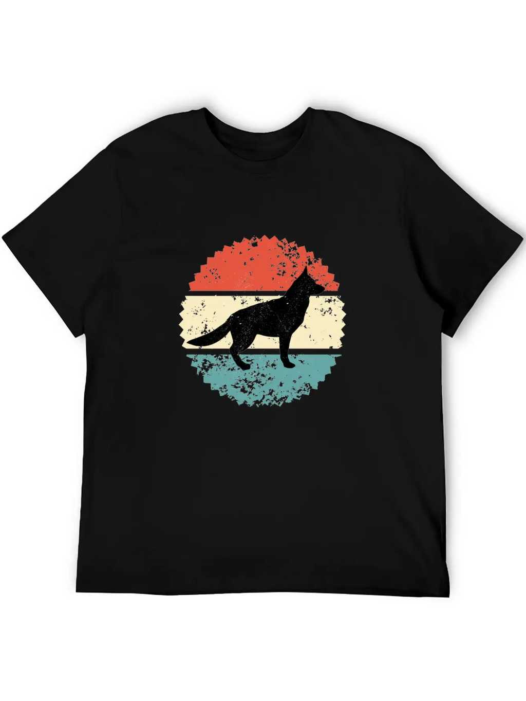 Dog Retro Style Classic Cotton Tee – Unisex Comfort For Any Season