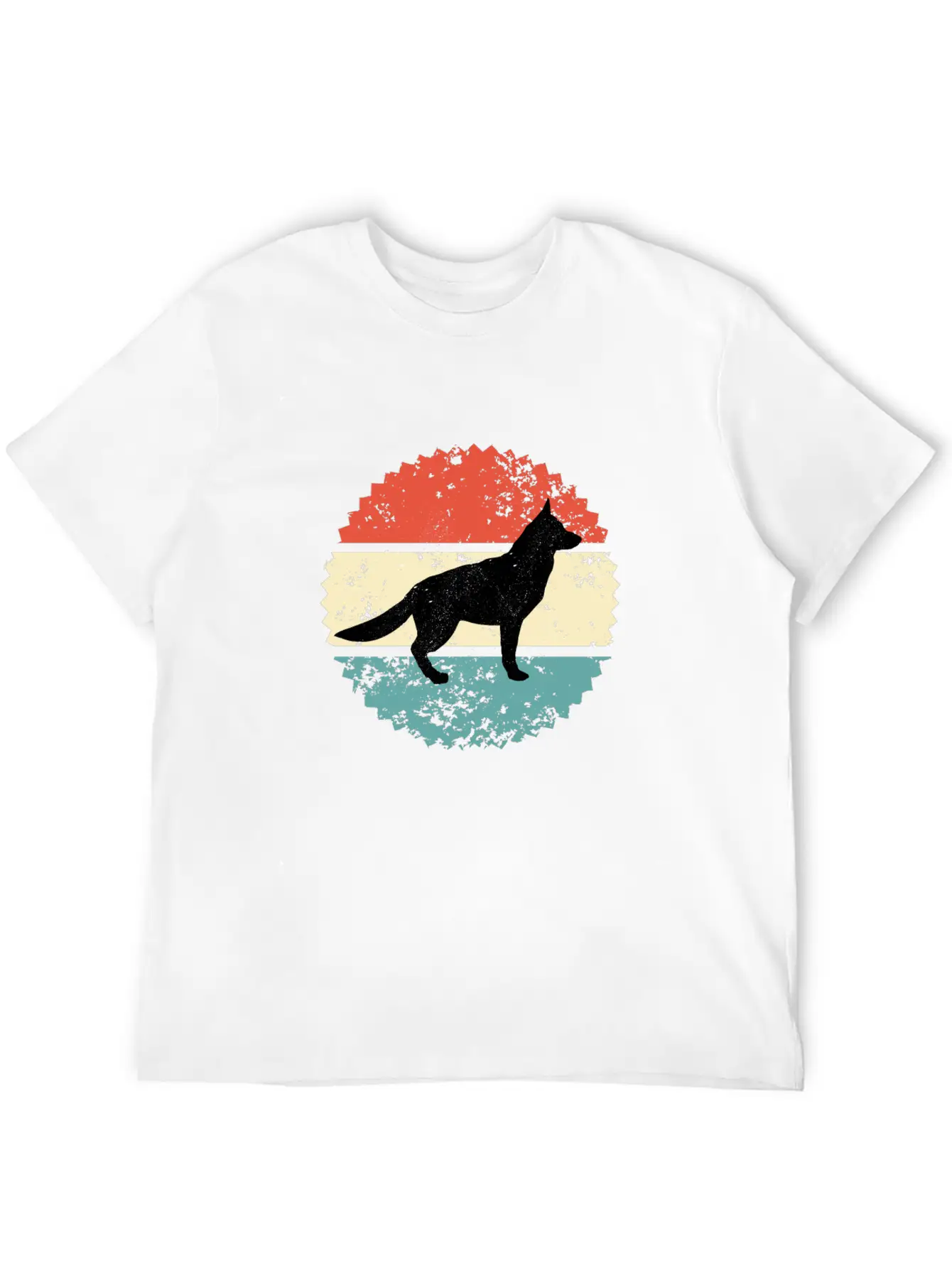 Dog Retro Style Classic Cotton Tee – Unisex Comfort For Any Season