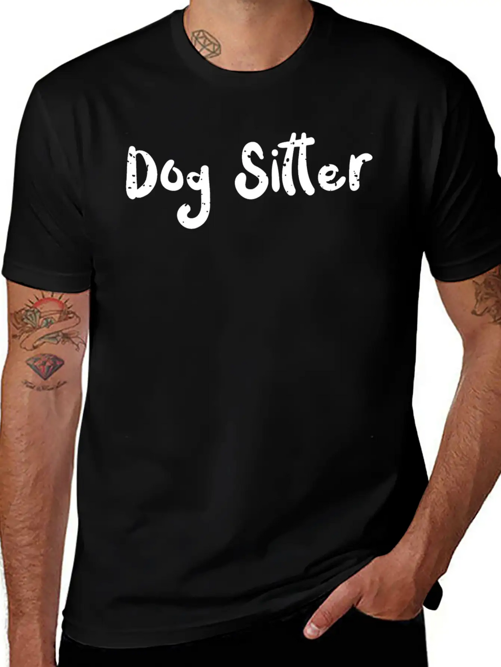 Dog Sitter - Dogs Breathable Soft Cotton T-Shirt – Timeless Casual Look