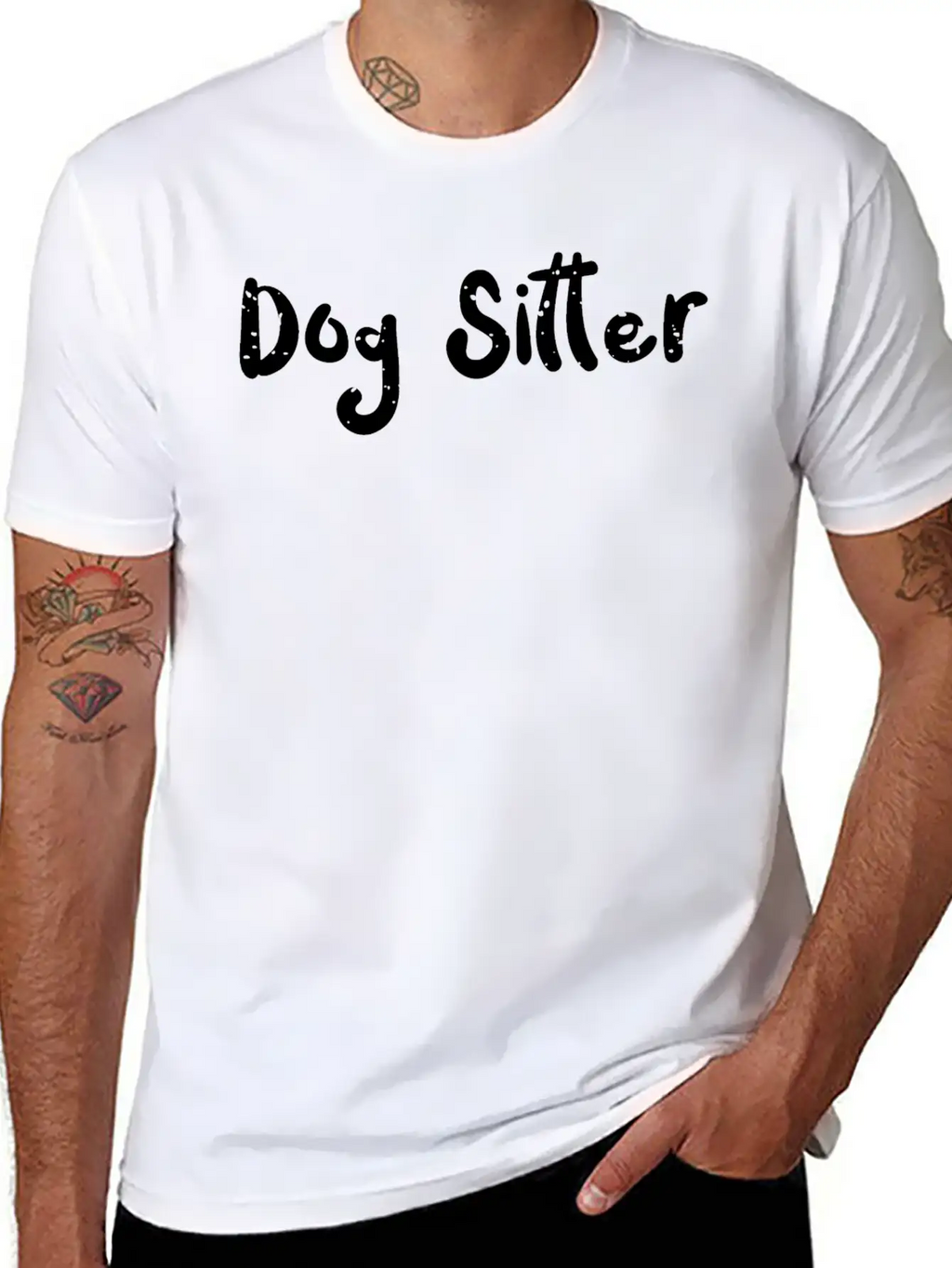 Dog Sitter - Dogs Breathable Soft Cotton T-Shirt – Timeless Casual Look
