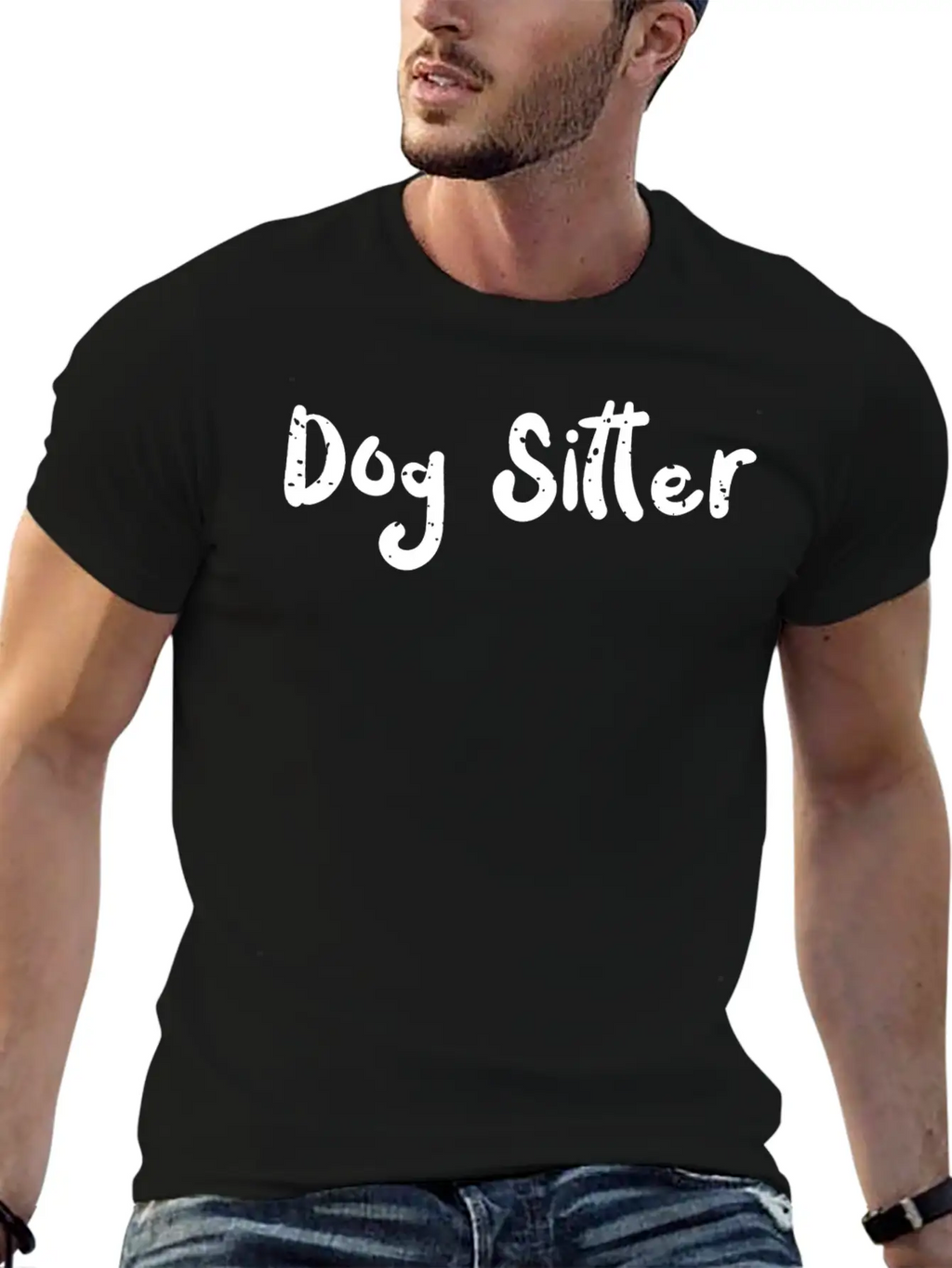 Dog Sitter - Dogs Breathable Soft Cotton T-Shirt – Timeless Casual Look