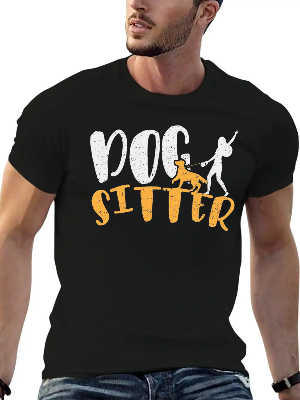 Dog Sitter - Dogs Stylish Everyday T-Shirt – Unisex Basic Cotton Tee