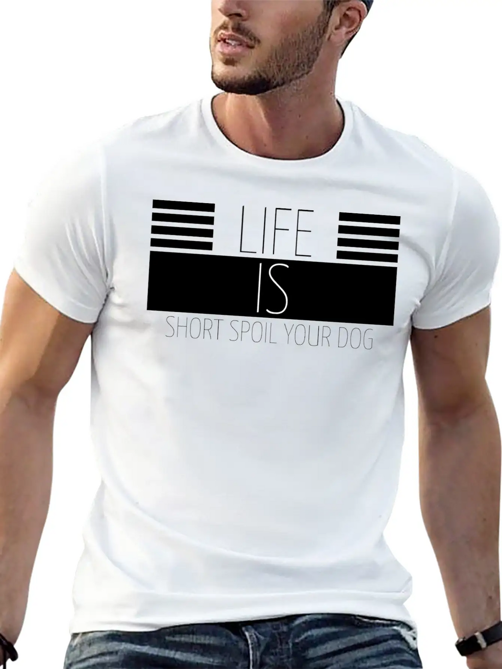 Dog - Spoil Your Dog Stylish Everyday T-Shirt – Unisex Basic Cotton Tee