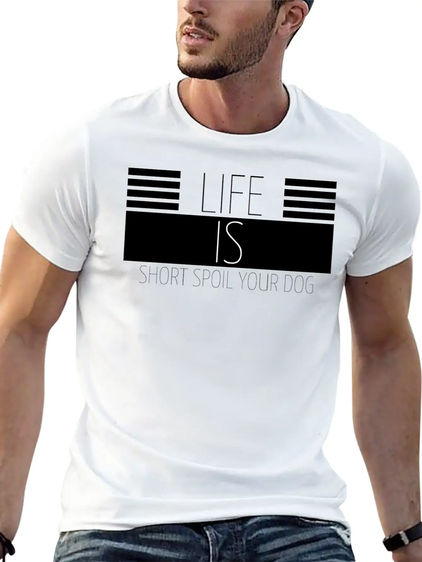 Dog - Spoil Your Dog Stylish Everyday T-Shirt – Unisex Basic Cotton Tee
