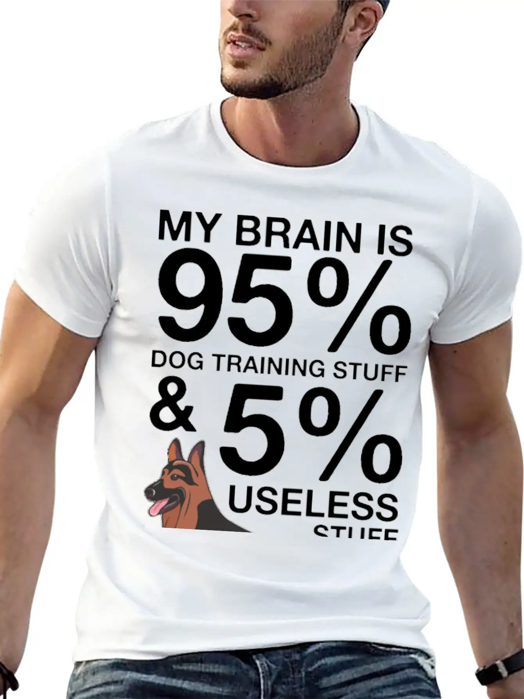 Dog Trainer Breathable Graphic T-Shirt – Perfect For Casual Days