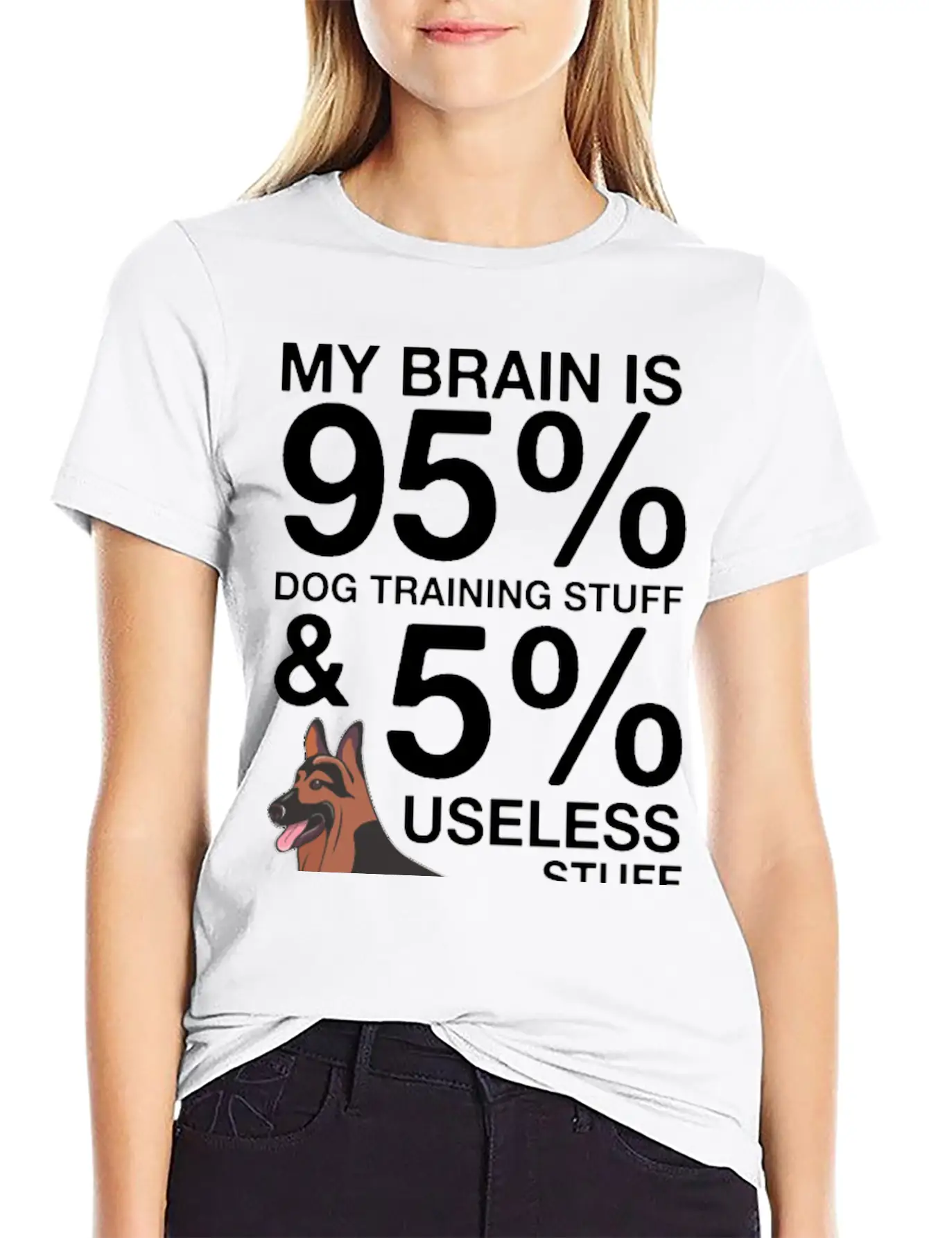 Dog Trainer Breathable Graphic T-Shirt – Perfect For Casual Days