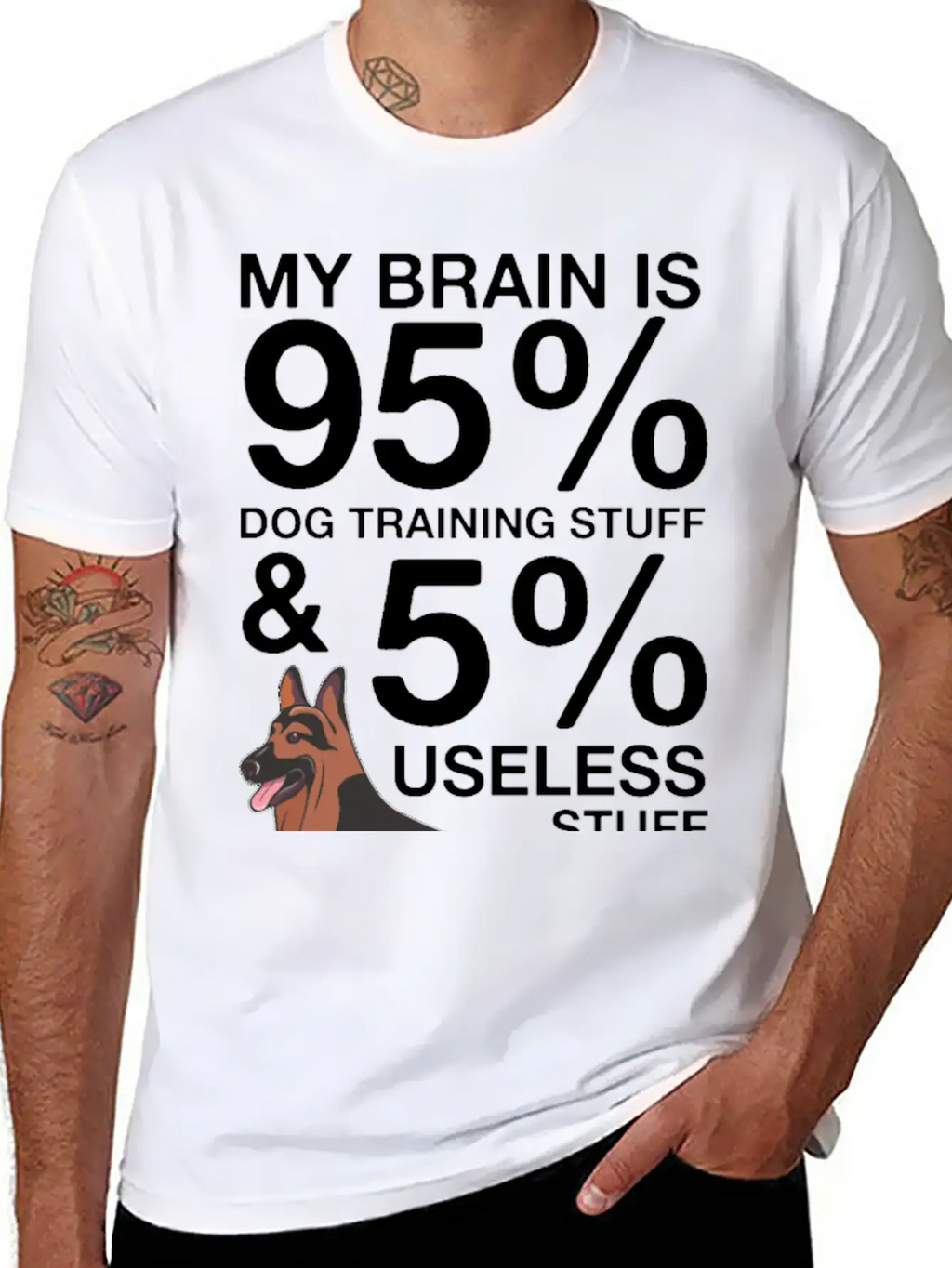 Dog Trainer Breathable Graphic T-Shirt – Perfect For Casual Days