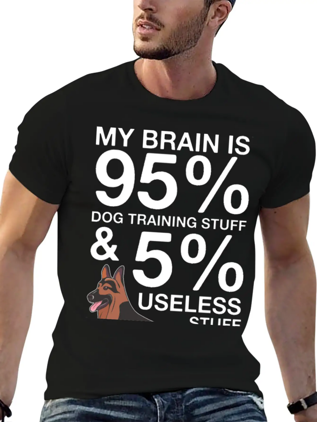 Dog Trainer Breathable Graphic T-Shirt – Perfect For Casual Days
