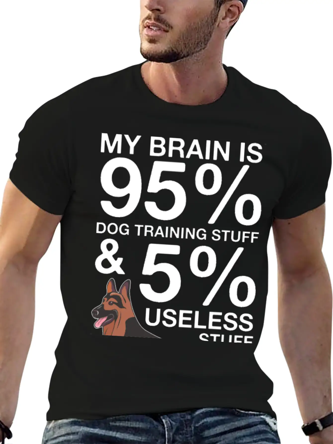 Dog Trainer Breathable Graphic T-Shirt – Perfect For Casual Days