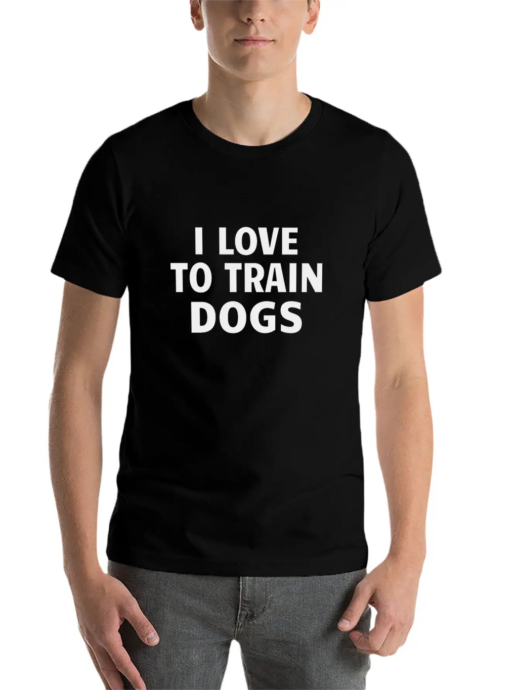 DOG TRAINER / DOG TRAINING: I Love To Train Dogs Basic Graphic T-Shirt – Daily Comfort In Soft Cotton