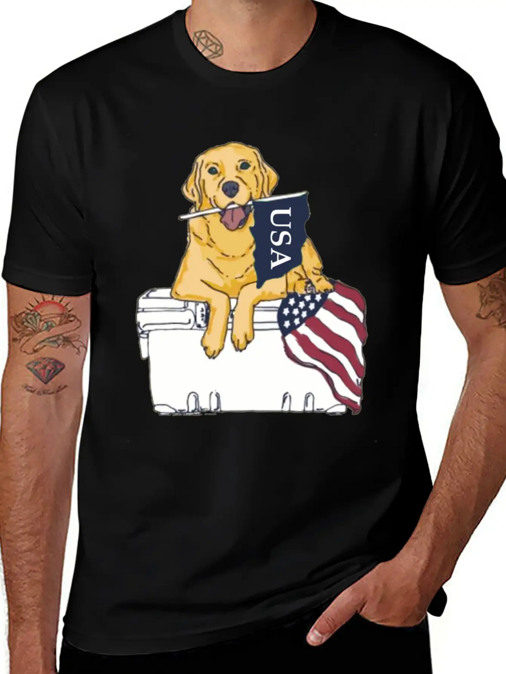 Dog Usa Essential Cotton Tee For Daily Outfits – Unisex Style