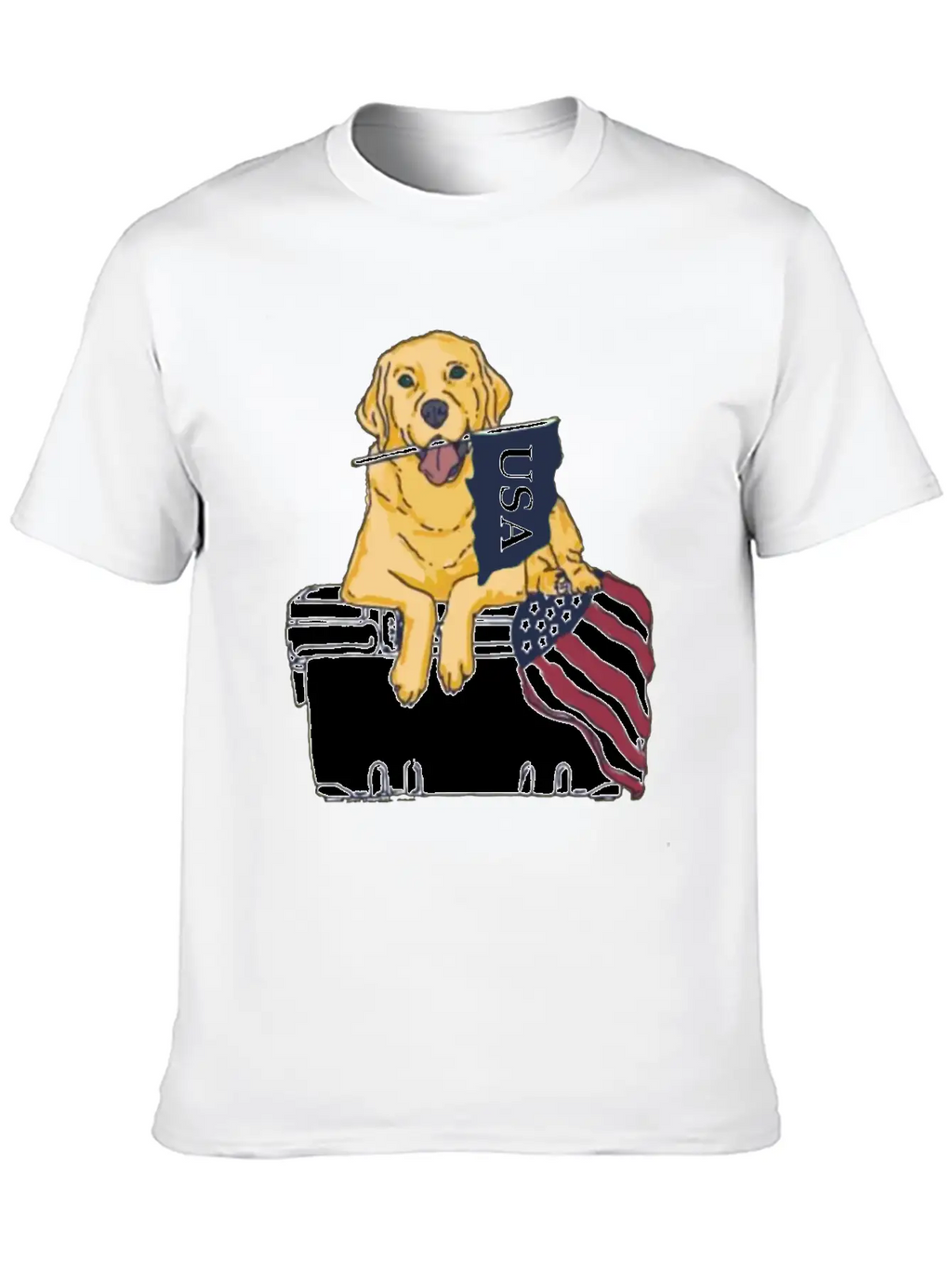 Dog Usa Essential Cotton Tee For Daily Outfits – Unisex Style