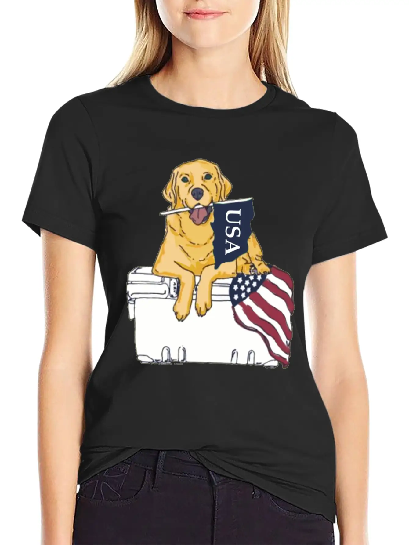 Dog Usa Essential Cotton Tee For Daily Outfits – Unisex Style
