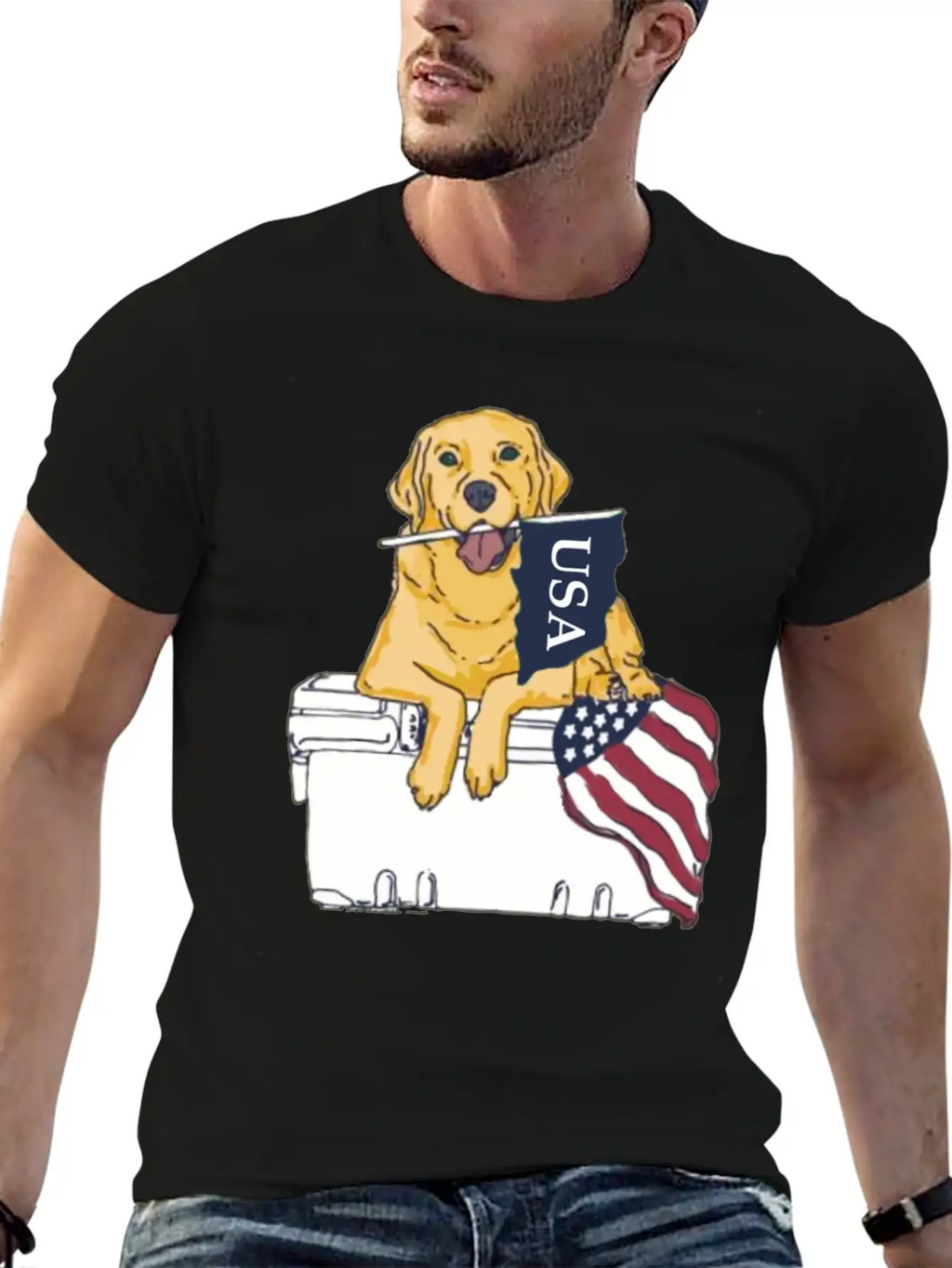 Dog Usa Essential Cotton Tee For Daily Outfits – Unisex Style