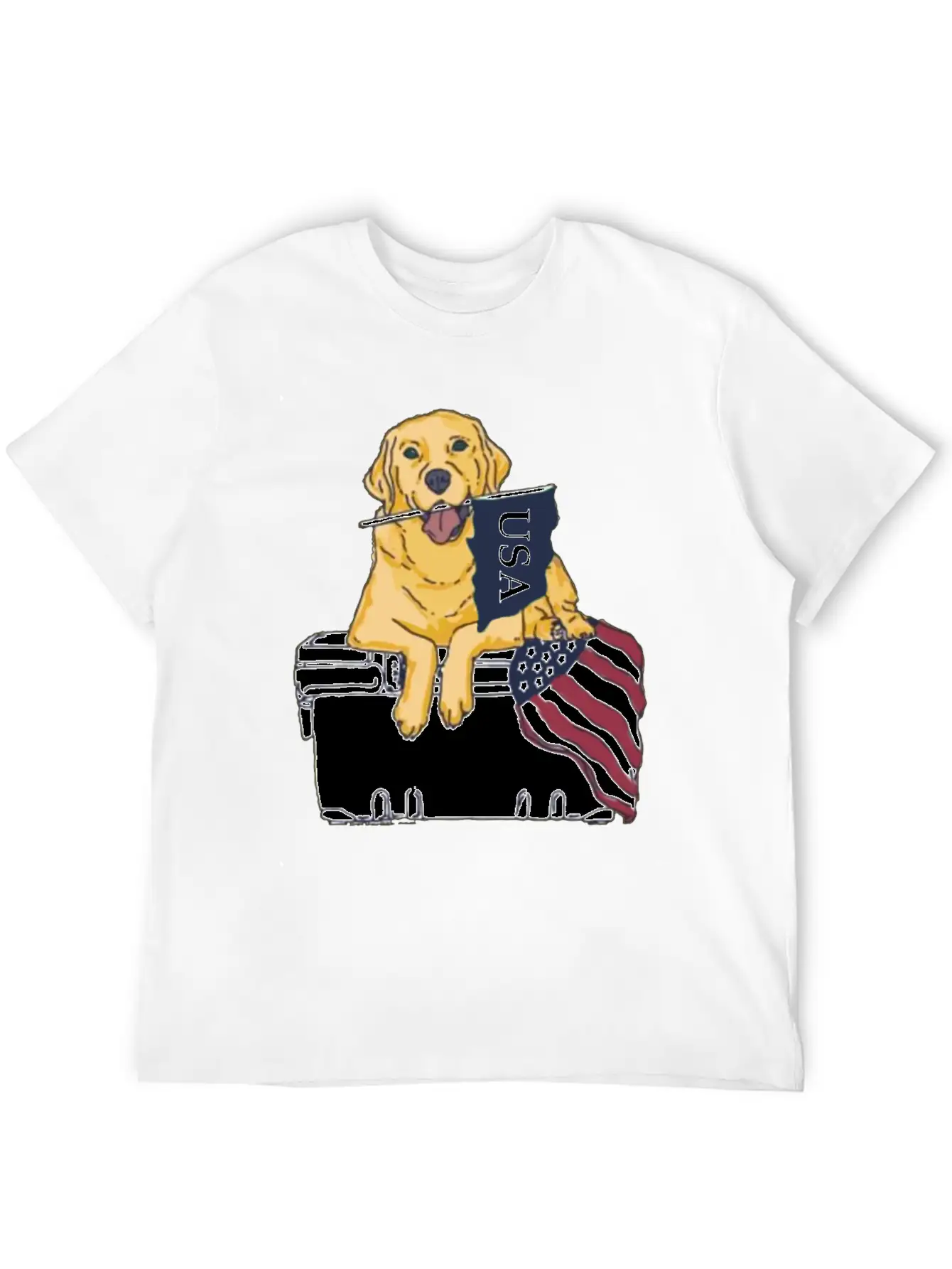 Dog Usa Essential Cotton Tee For Daily Outfits – Unisex Style