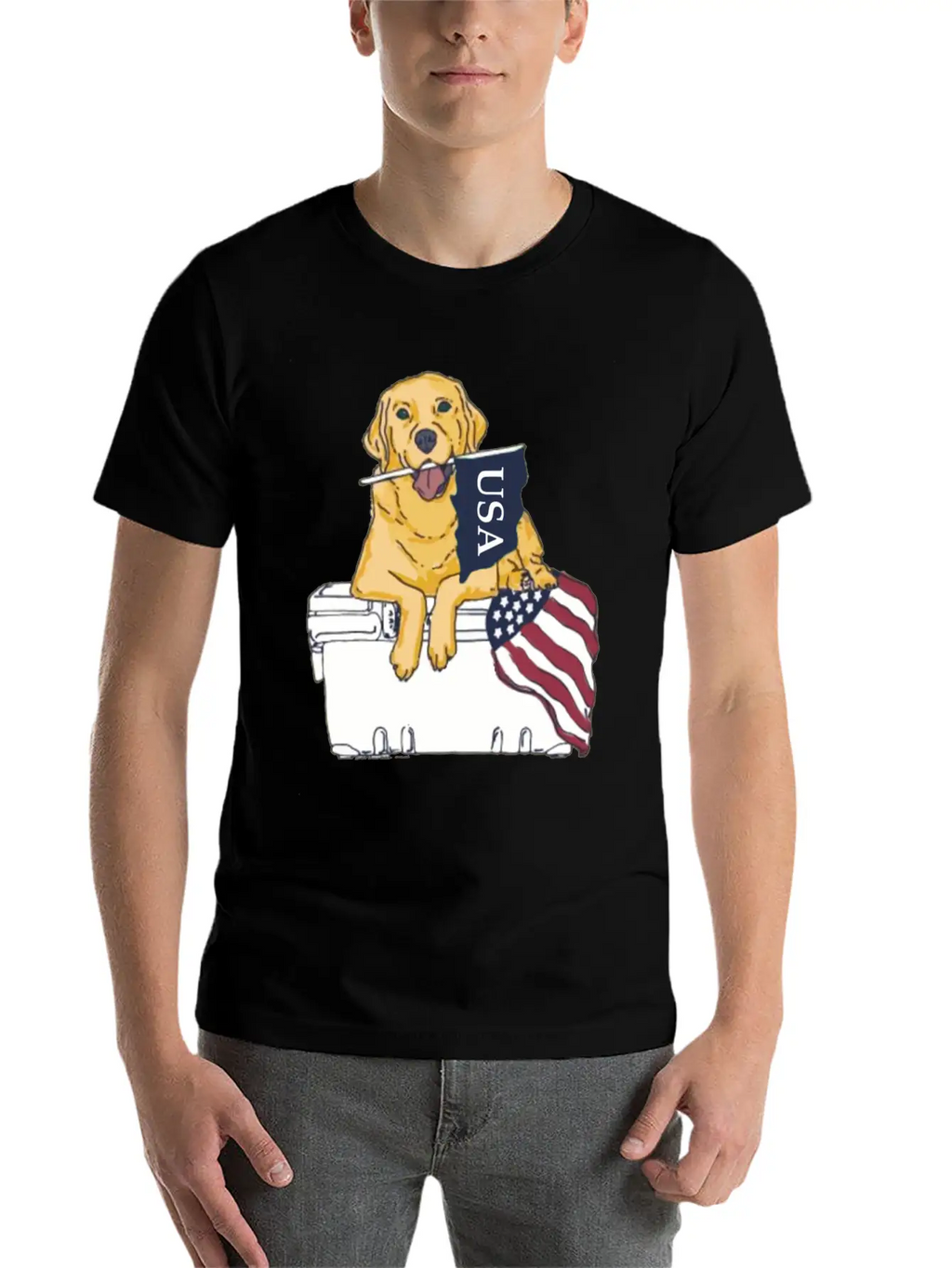 Dog Usa Essential Cotton Tee For Daily Outfits – Unisex Style
