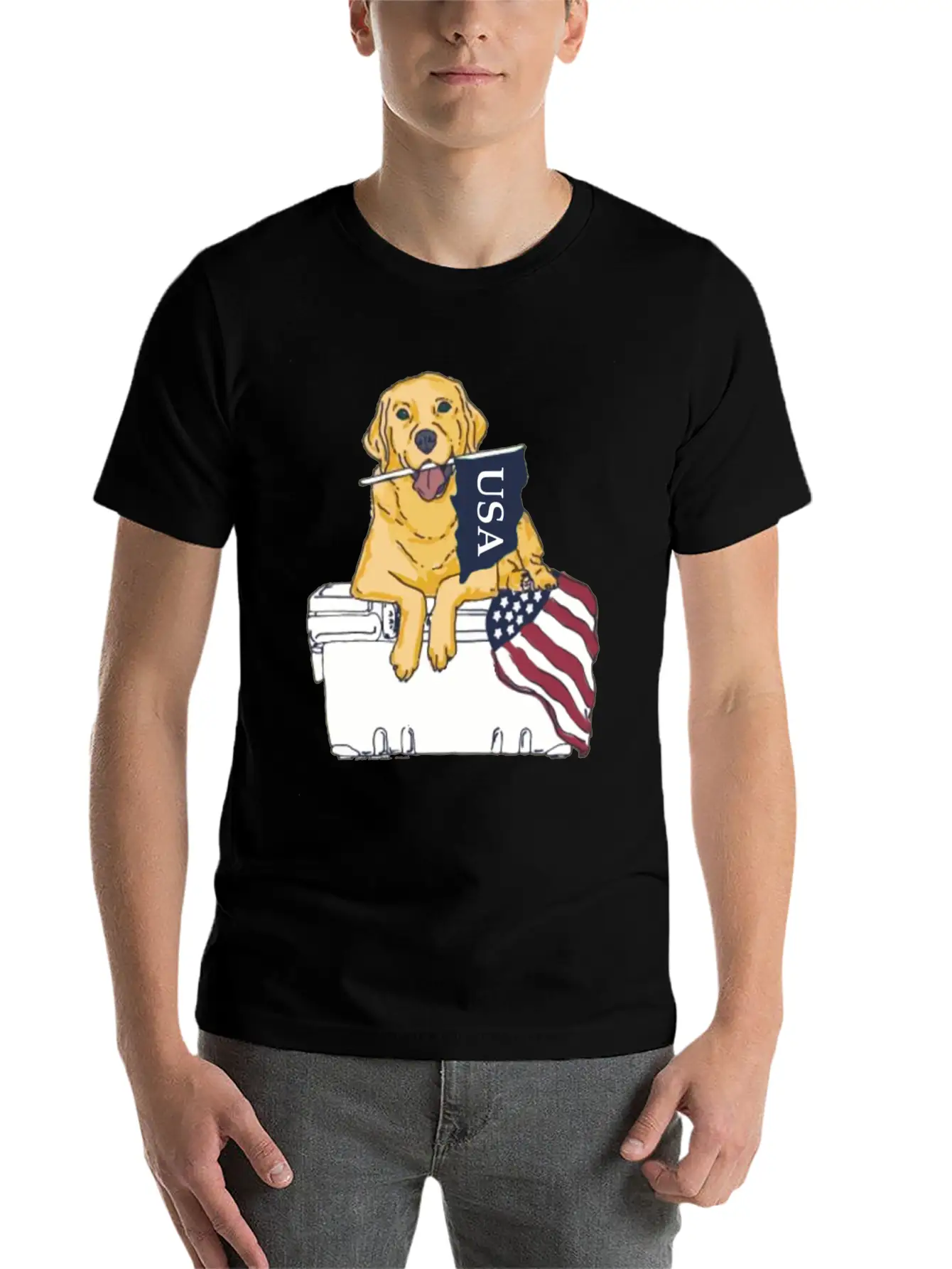 Dog Usa Essential Cotton Tee For Daily Outfits – Unisex Style