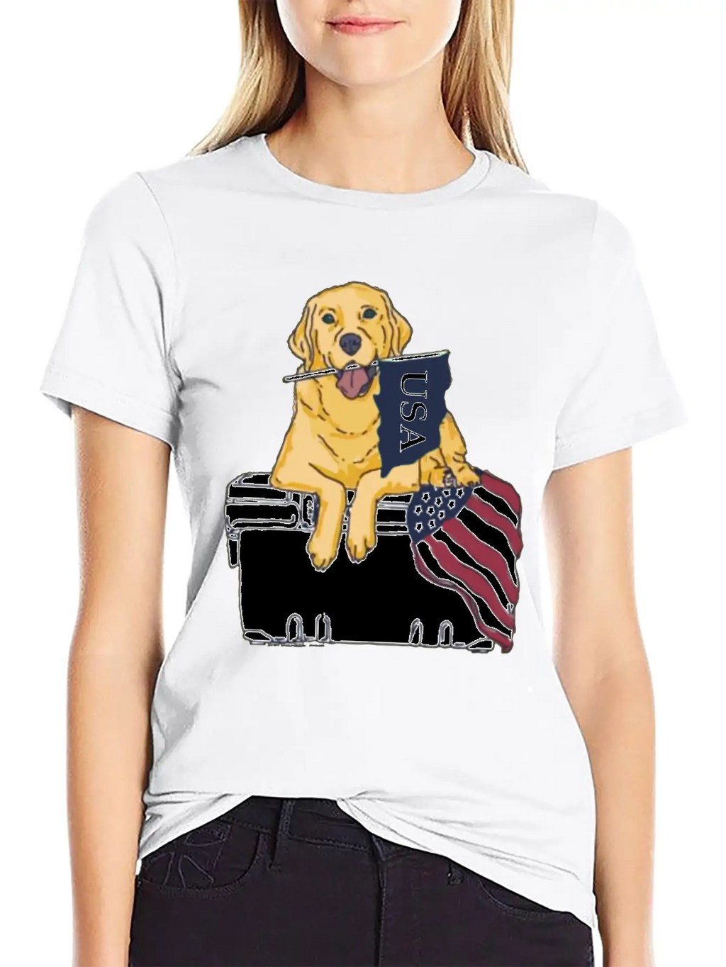 Dog Usa Essential Cotton Tee For Daily Outfits – Unisex Style