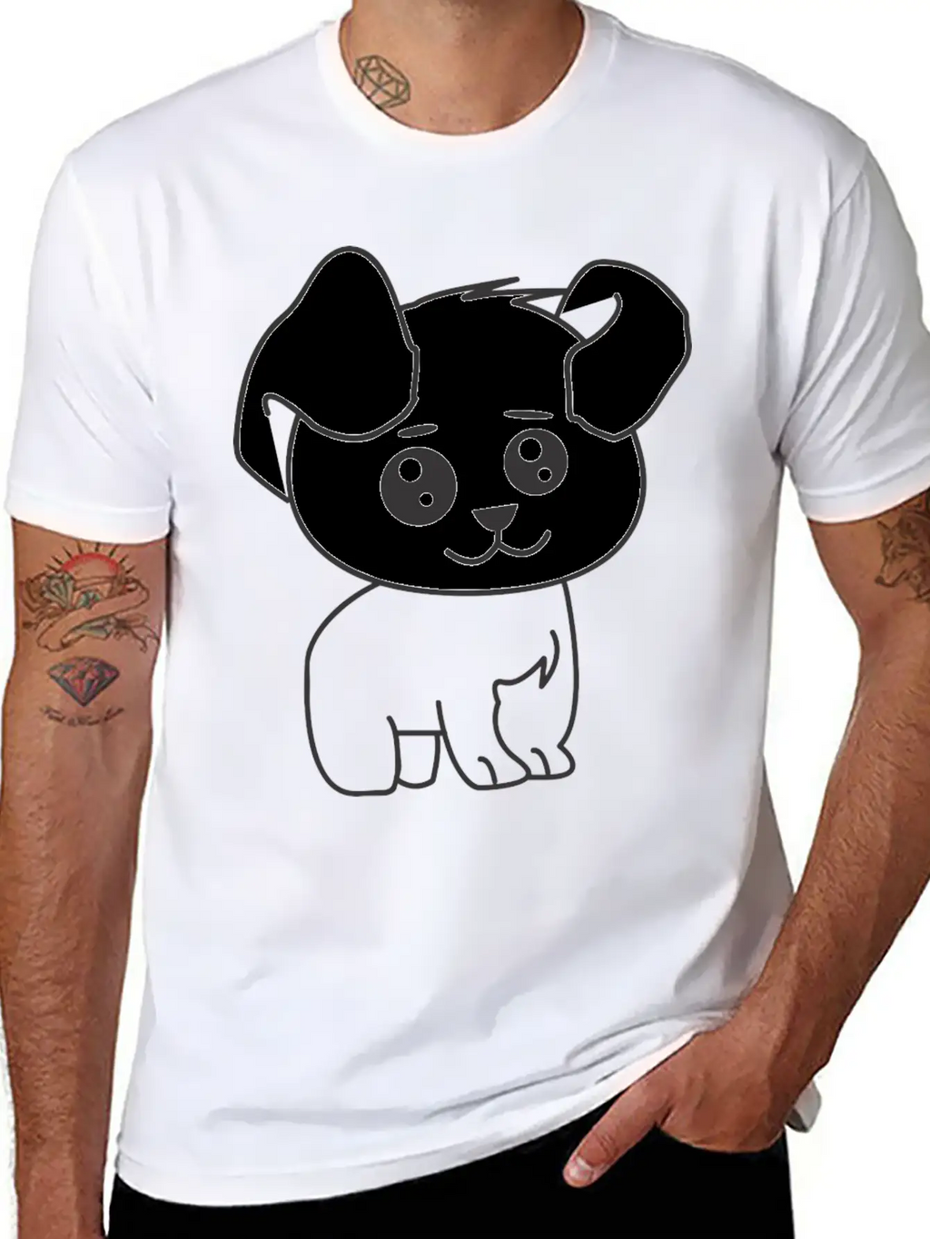 Dog329 Essential Cotton Tee For Daily Outfits – Unisex Style