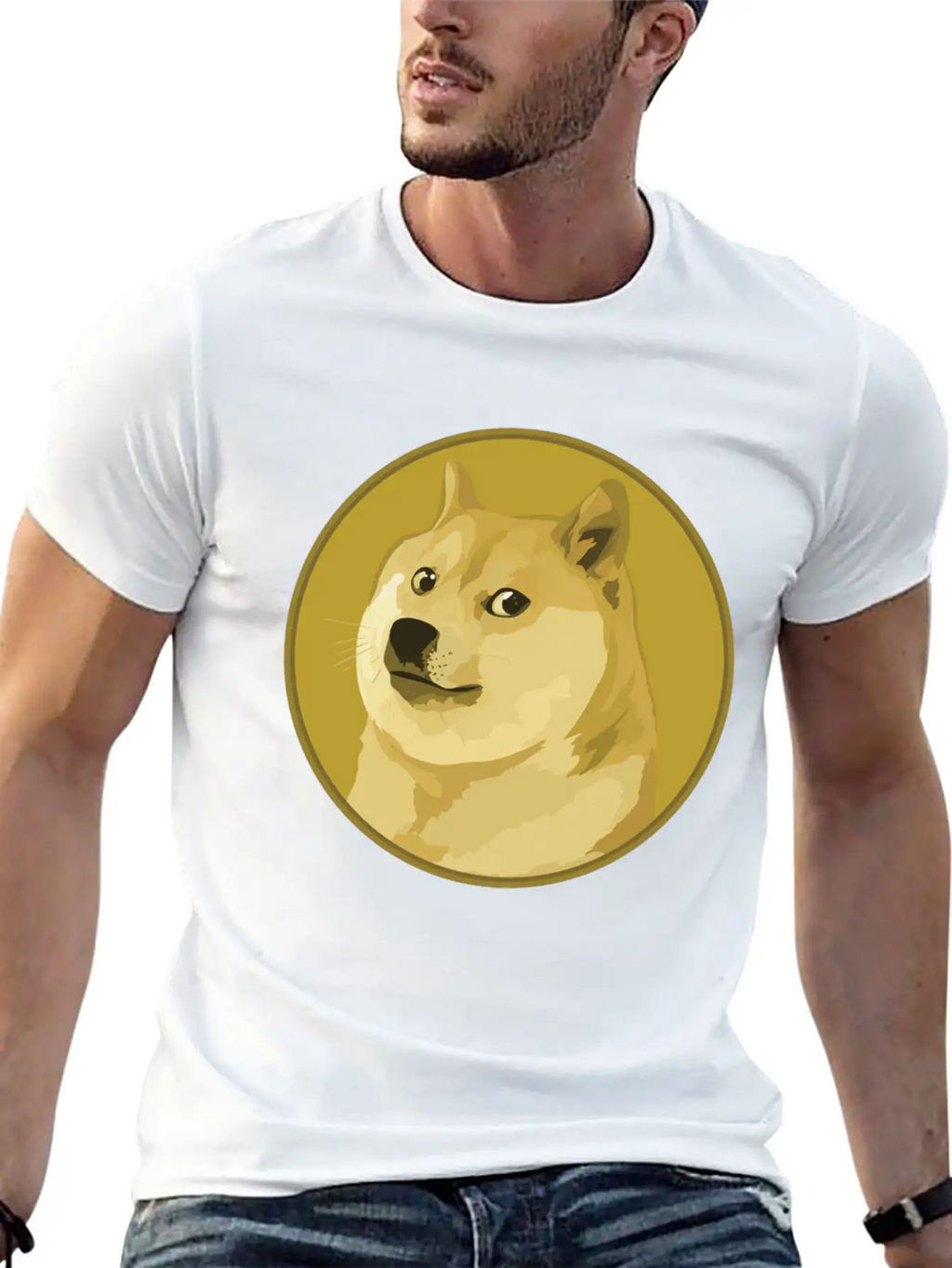 DOGE COINS Relaxed Everyday Tee – Lightweight And Durable Cotton