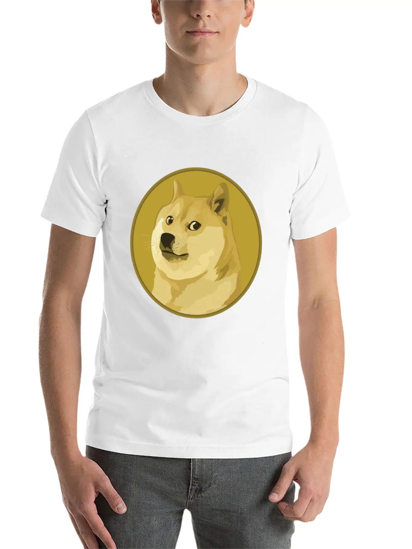 DOGE COINS Relaxed Everyday Tee – Lightweight And Durable Cotton