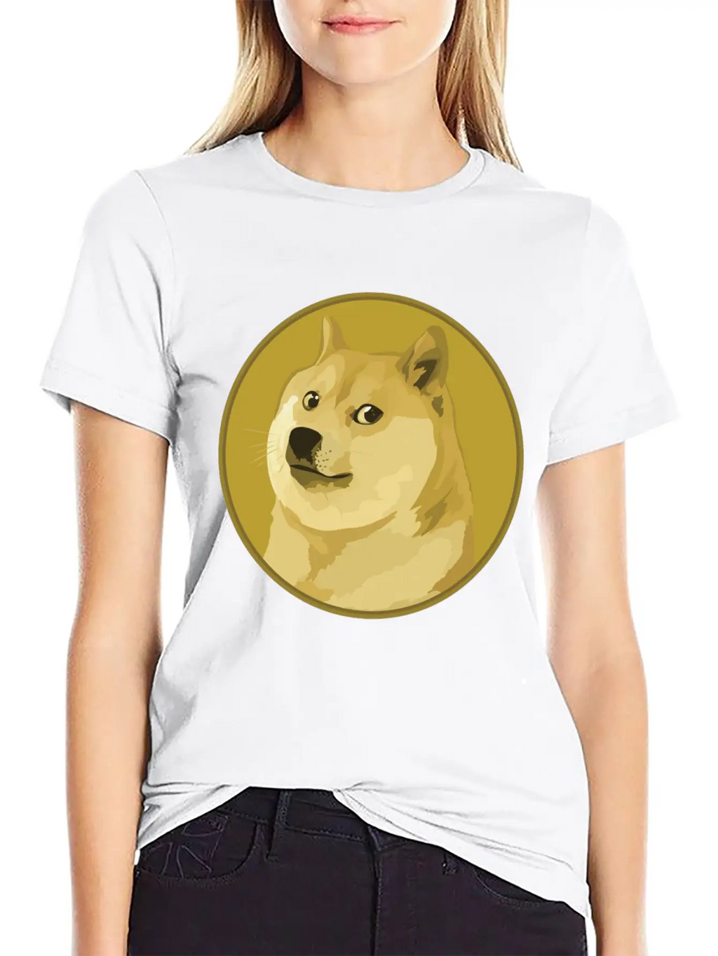 DOGE COINS Relaxed Everyday Tee – Lightweight And Durable Cotton