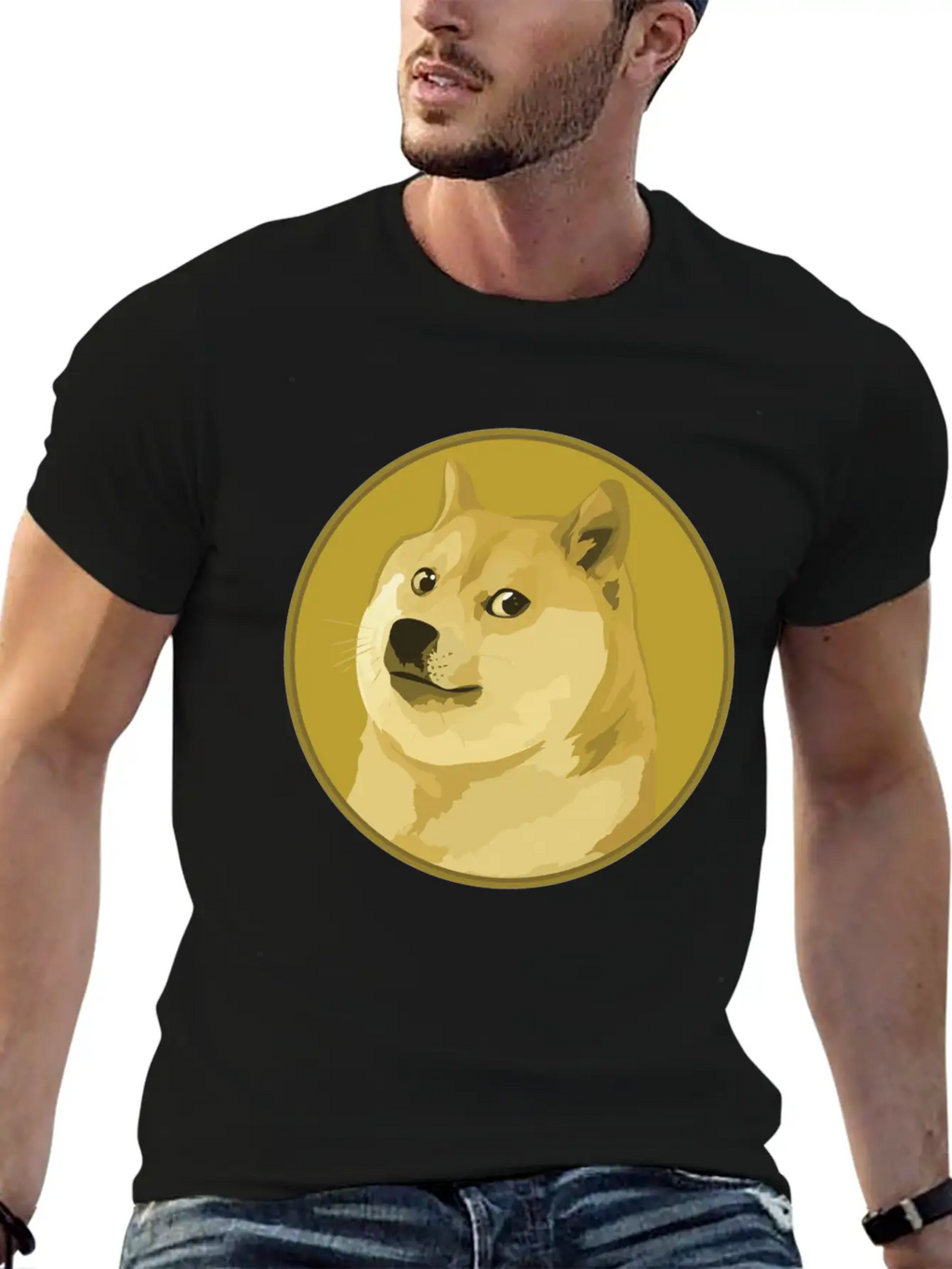 DOGE COINS Relaxed Everyday Tee – Lightweight And Durable Cotton
