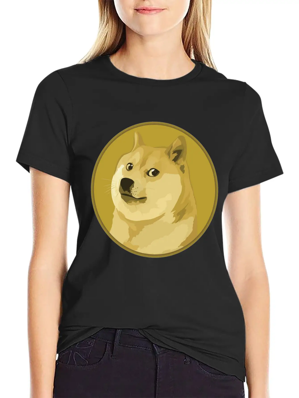 DOGE COINS Relaxed Everyday Tee – Lightweight And Durable Cotton