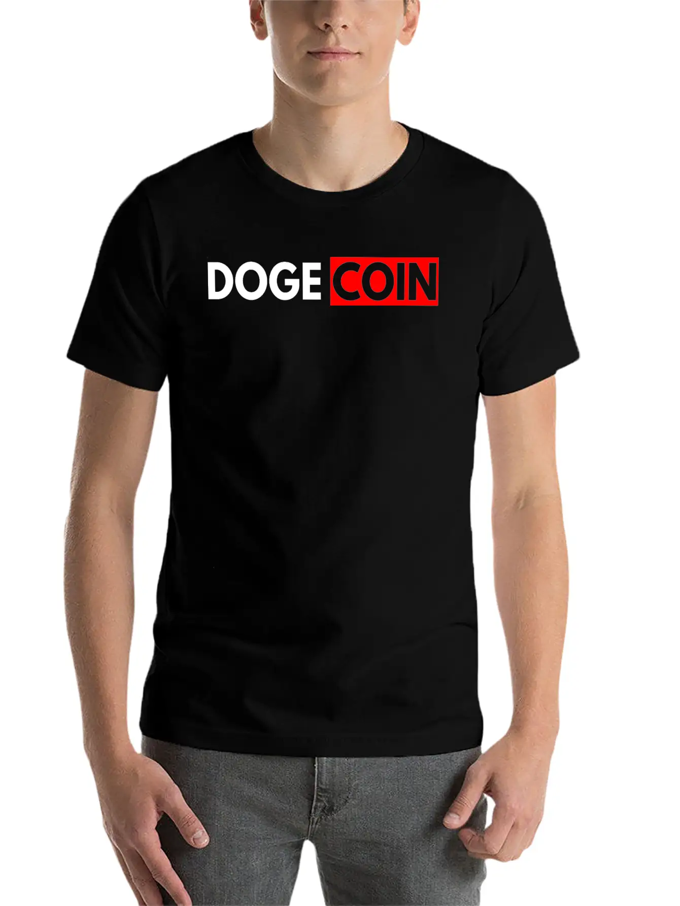 Dogecoin Basic Graphic T-Shirt – Daily Comfort In Soft Cotton