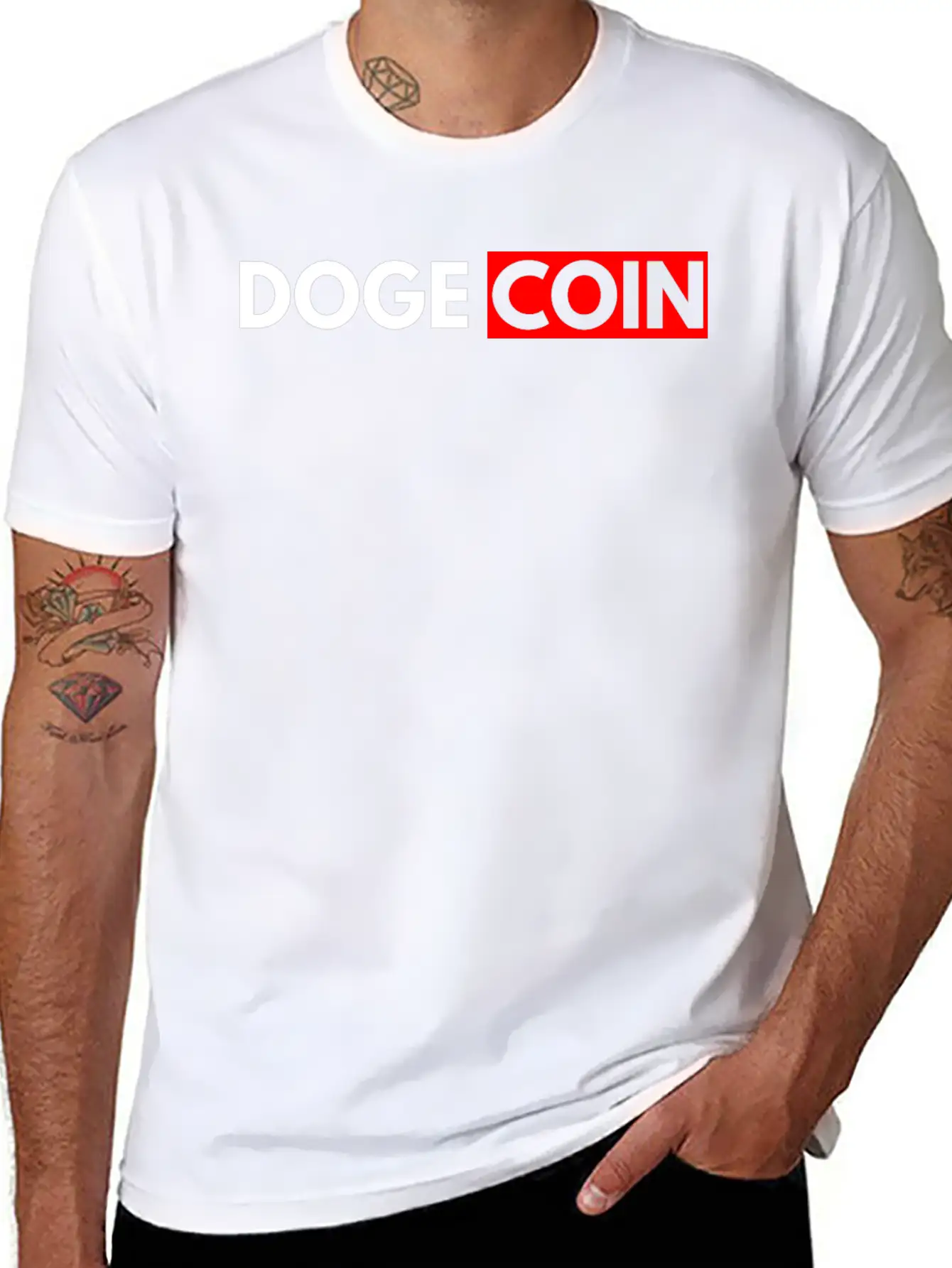 Dogecoin Basic Graphic T-Shirt – Daily Comfort In Soft Cotton