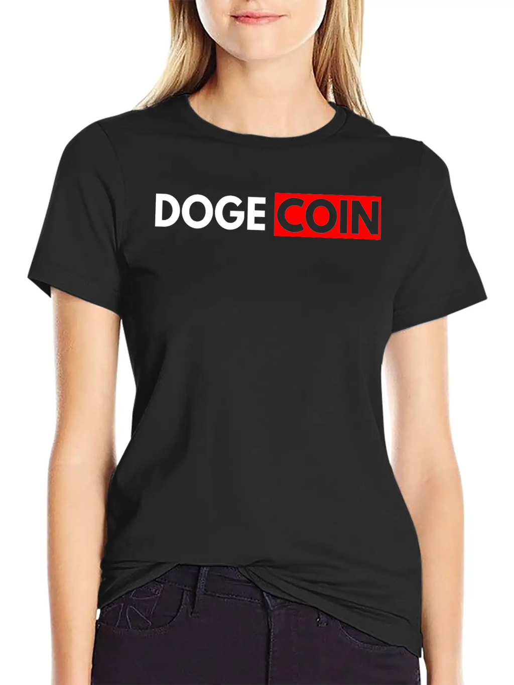 Dogecoin Basic Graphic T-Shirt – Daily Comfort In Soft Cotton