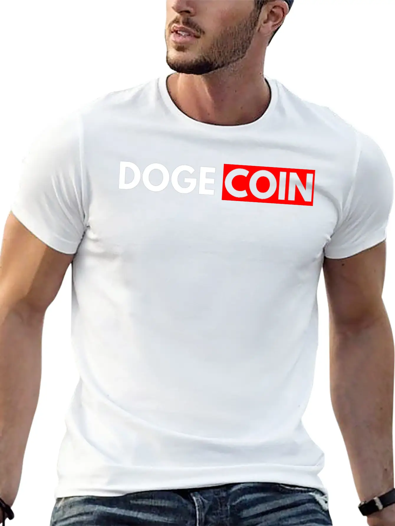 Dogecoin Basic Graphic T-Shirt – Daily Comfort In Soft Cotton