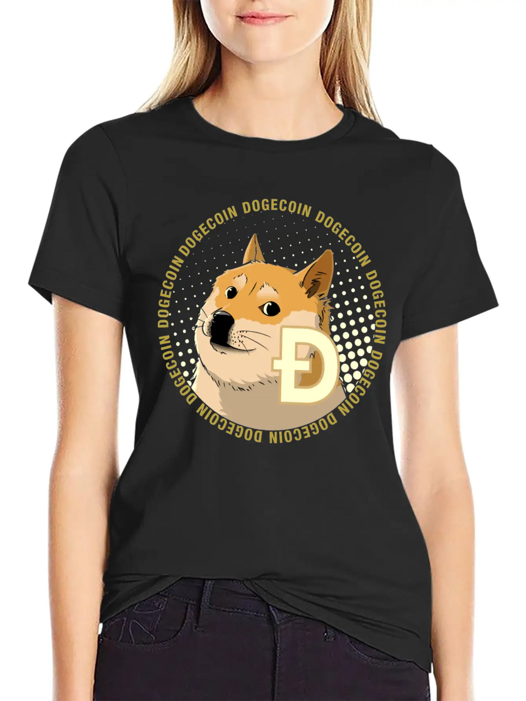 Dogecoin Cryptocurrency HODL Shiba Basic Graphic T-Shirt – Daily Comfort In Soft Cotton